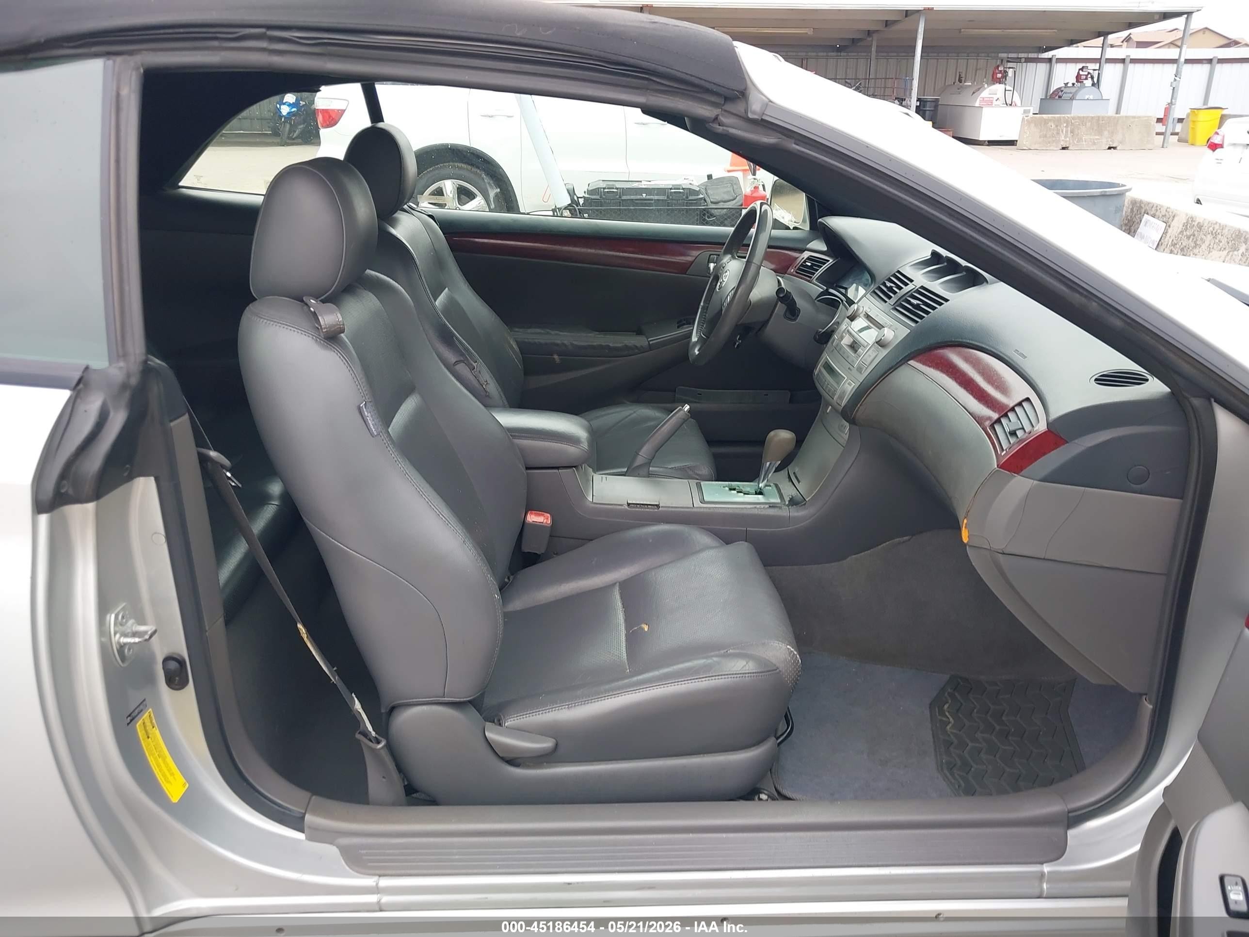 2005 Toyota Camry Solara Sle Silver vin: 4T1FA38P05U060799