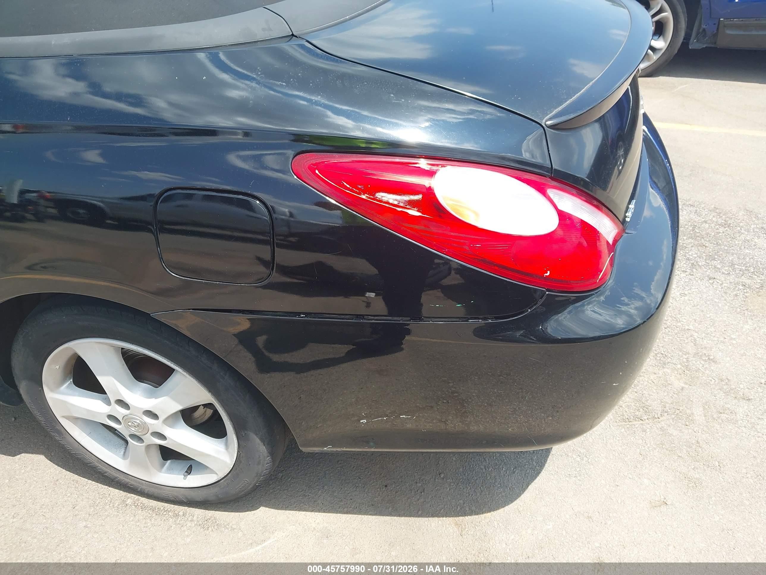 2006 Toyota Camry Solara Se Black vin: 4T1FA38P06U072503