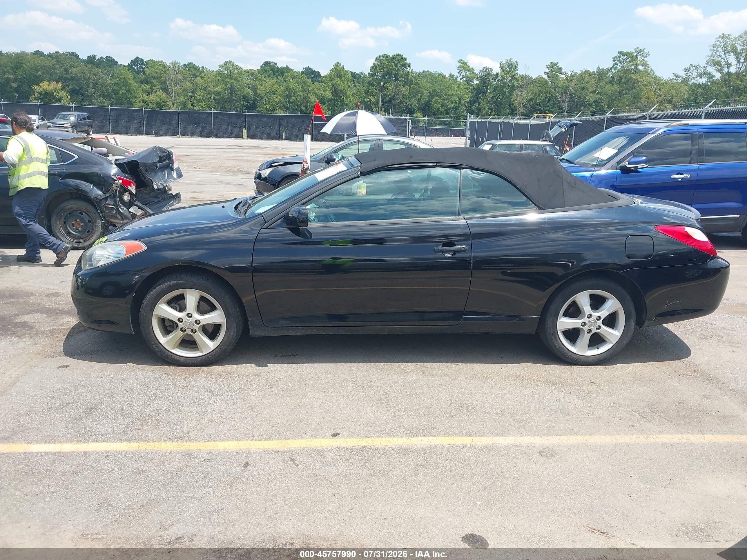 2006 Toyota Camry Solara Se Black vin: 4T1FA38P06U072503