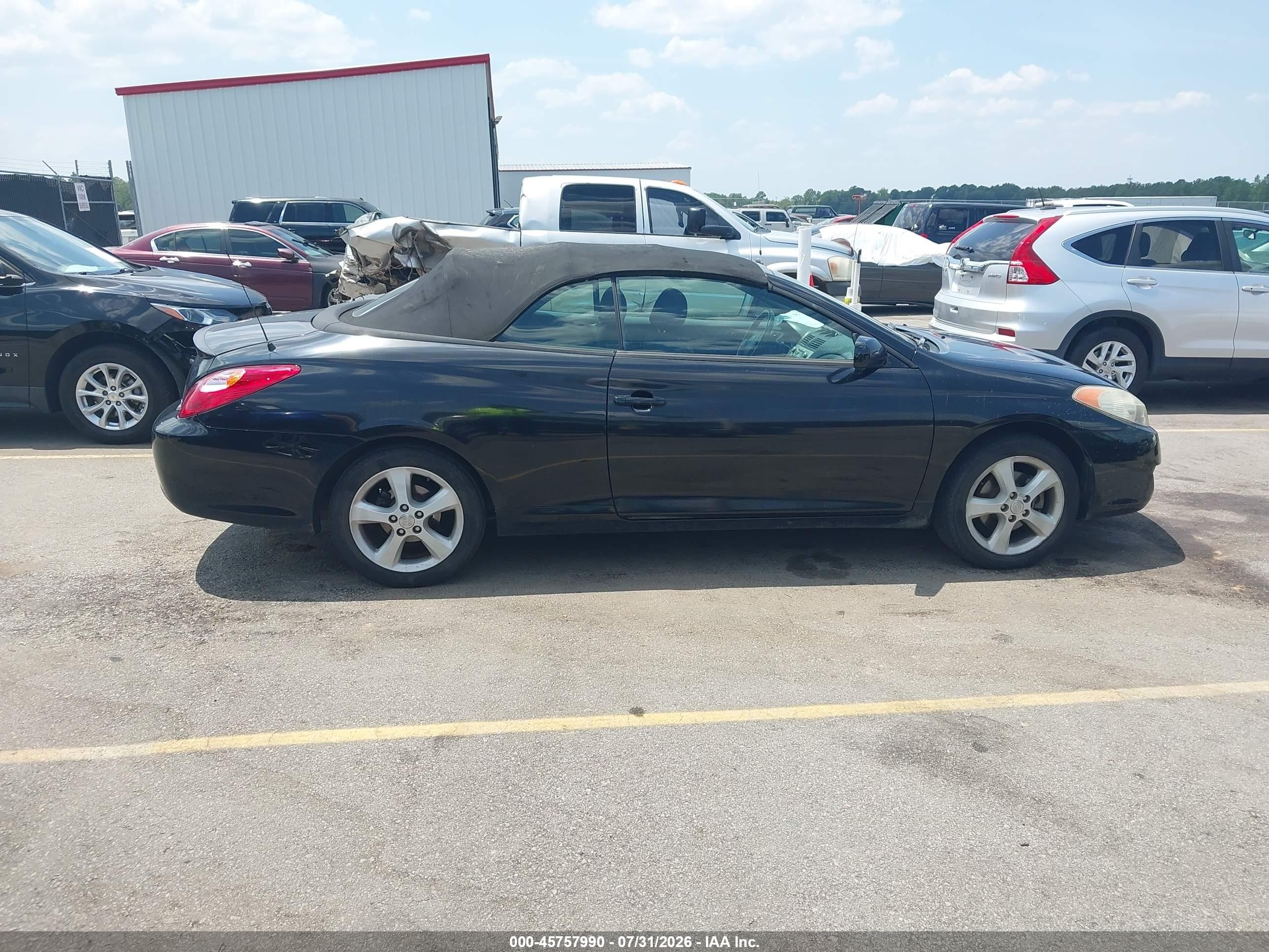 2006 Toyota Camry Solara Se Black vin: 4T1FA38P06U072503