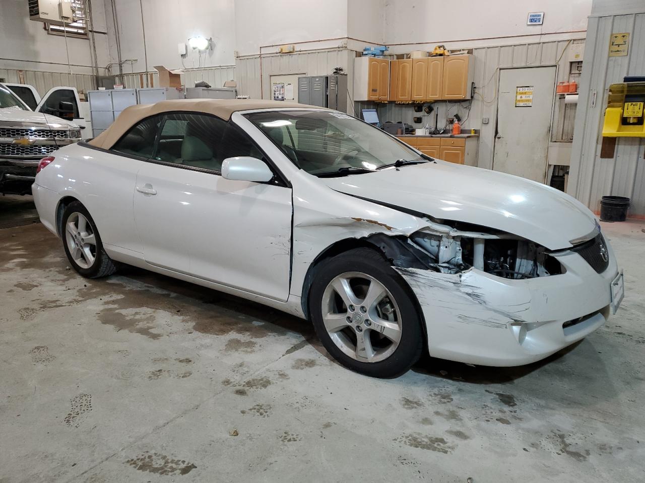 2006 Toyota Camry Solara Se White vin: 4T1FA38P06U104432