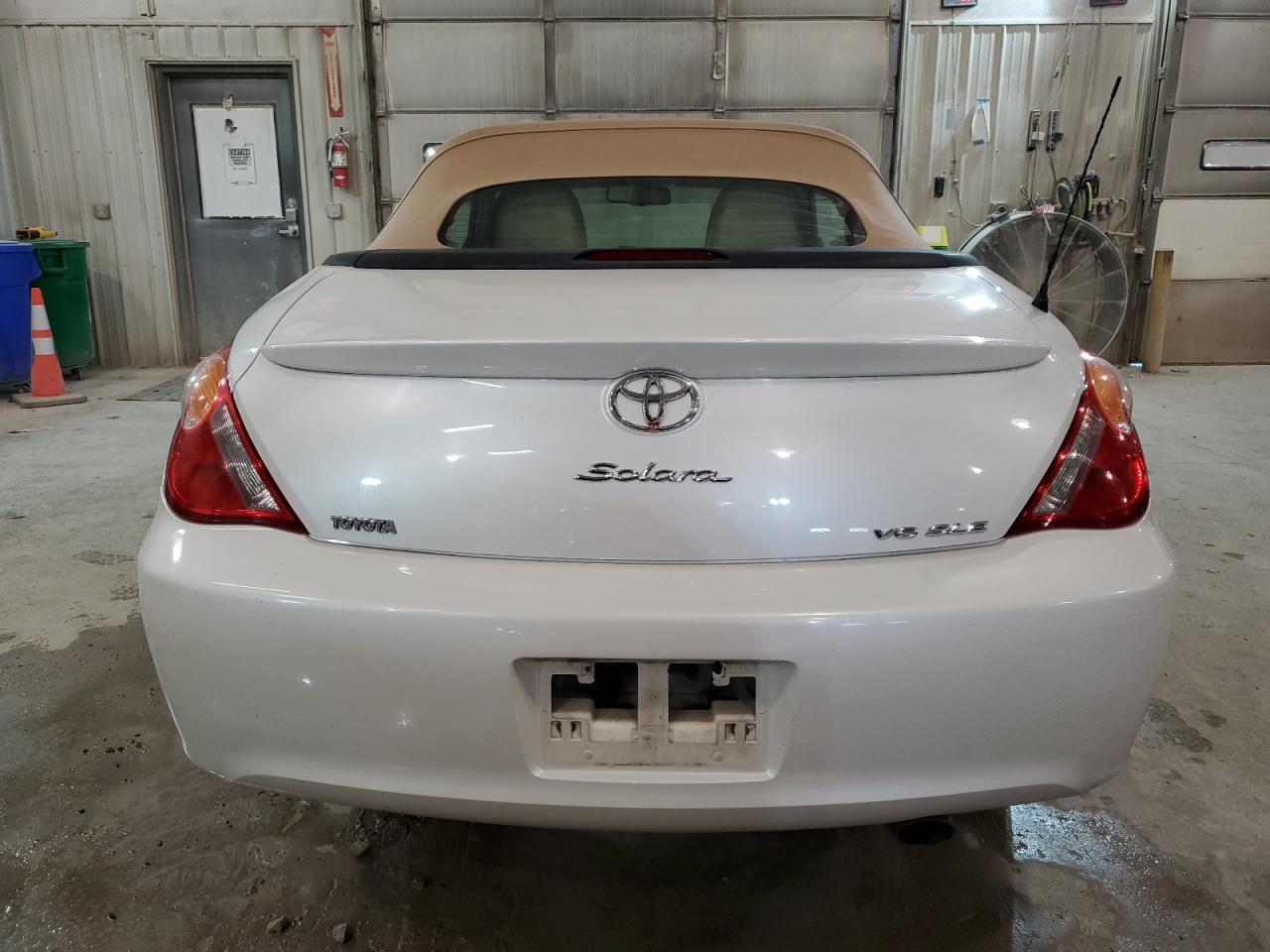 2006 Toyota Camry Solara Se White vin: 4T1FA38P06U104432