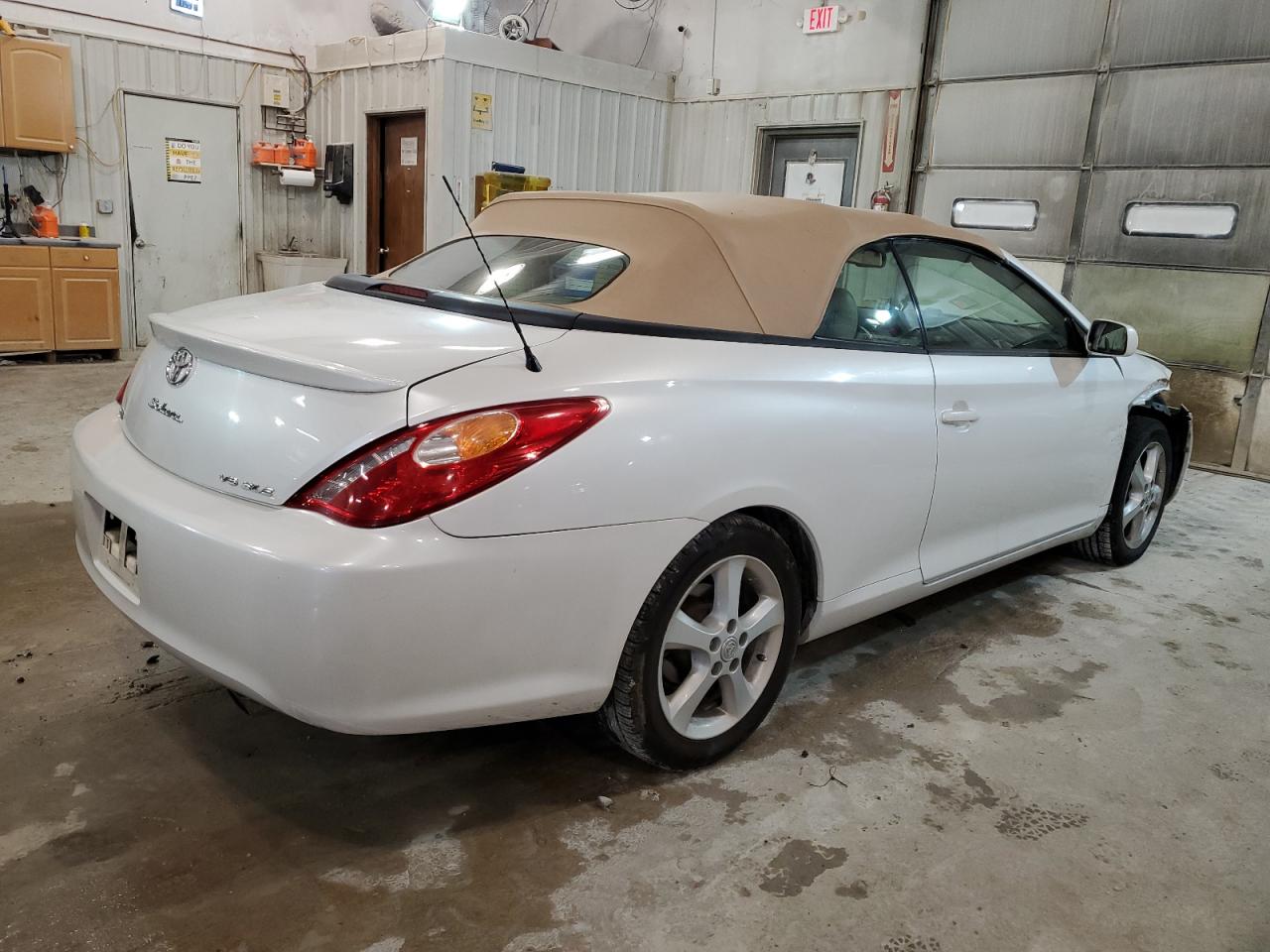 2006 Toyota Camry Solara Se White vin: 4T1FA38P06U104432