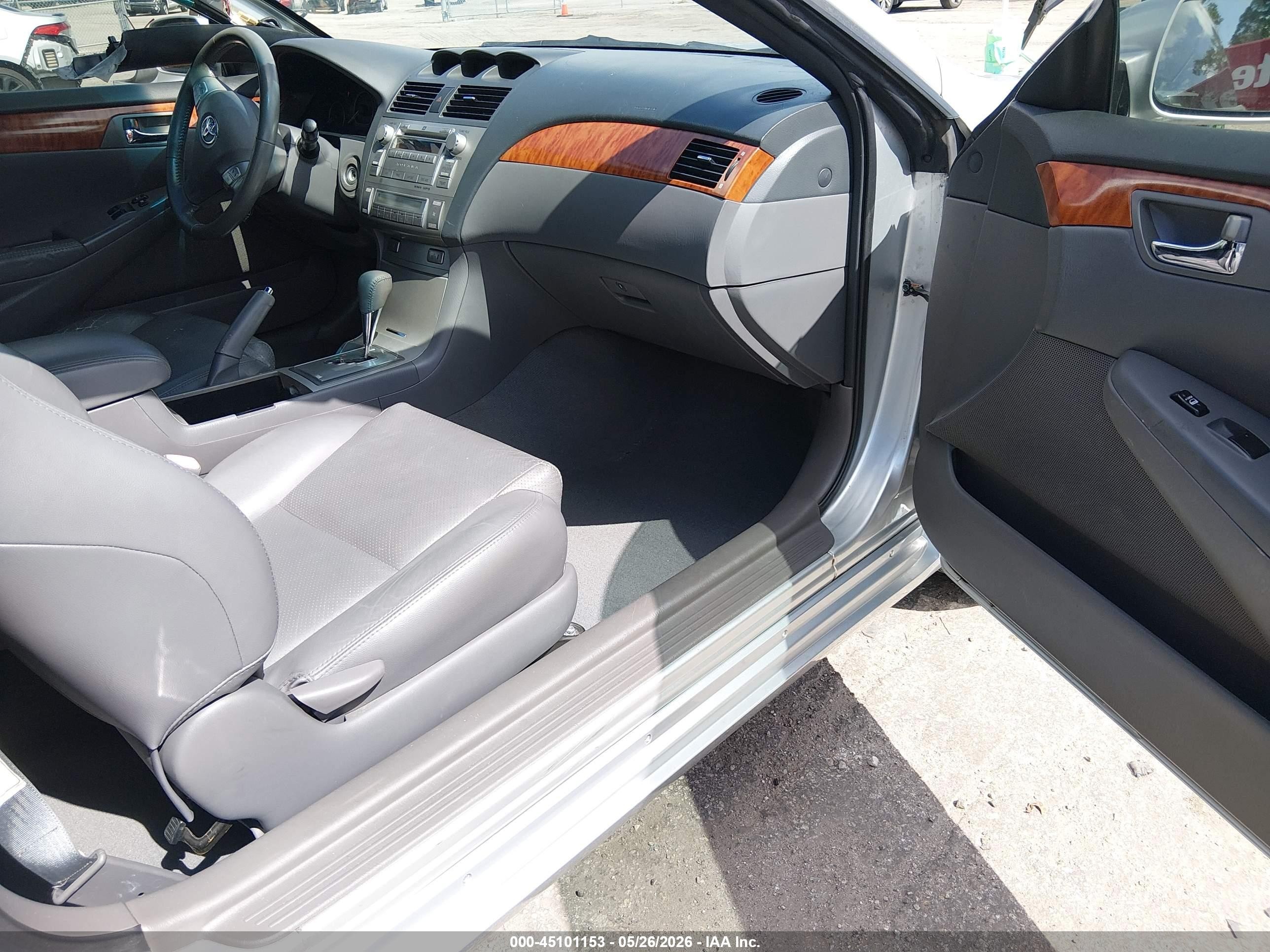 2007 Toyota Camry Solara Sle Silver vin: 4T1FA38P07U125413