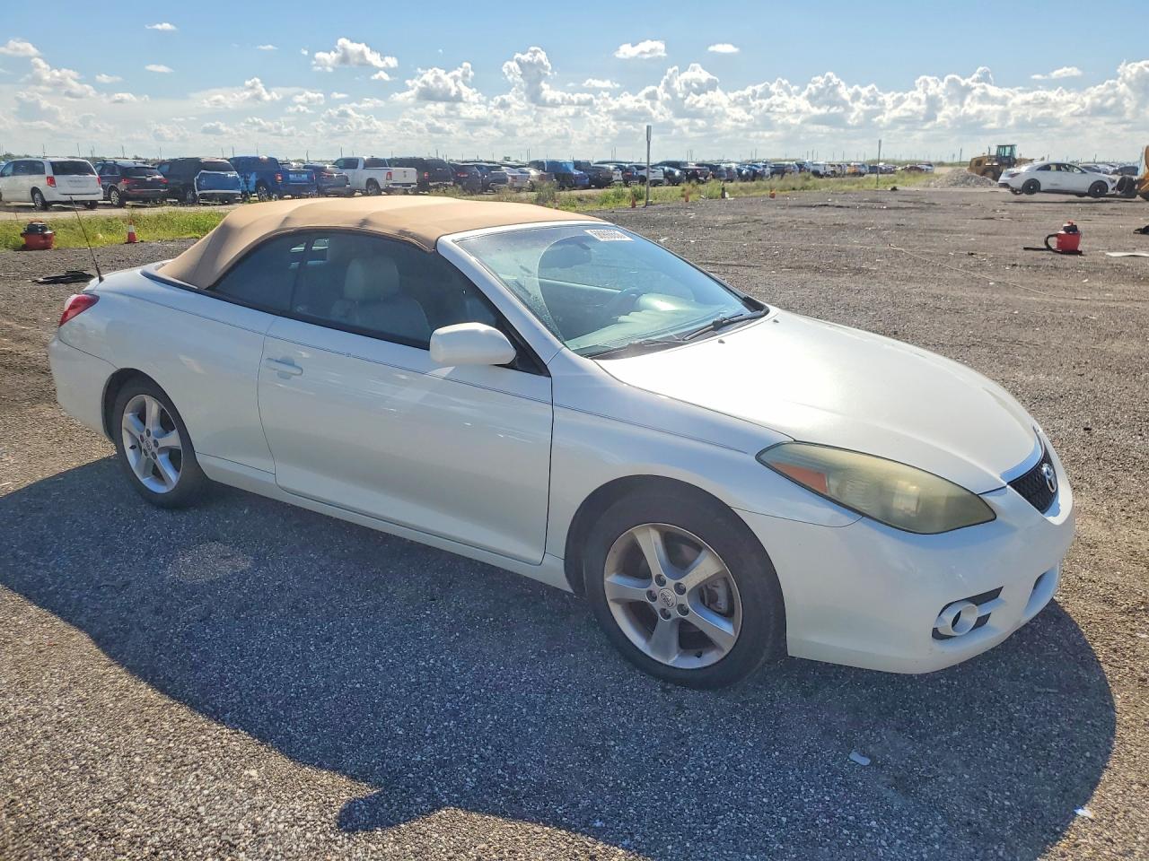2007 Toyota Camry Solara Sle V6 White vin: 4T1FA38P07U131924
