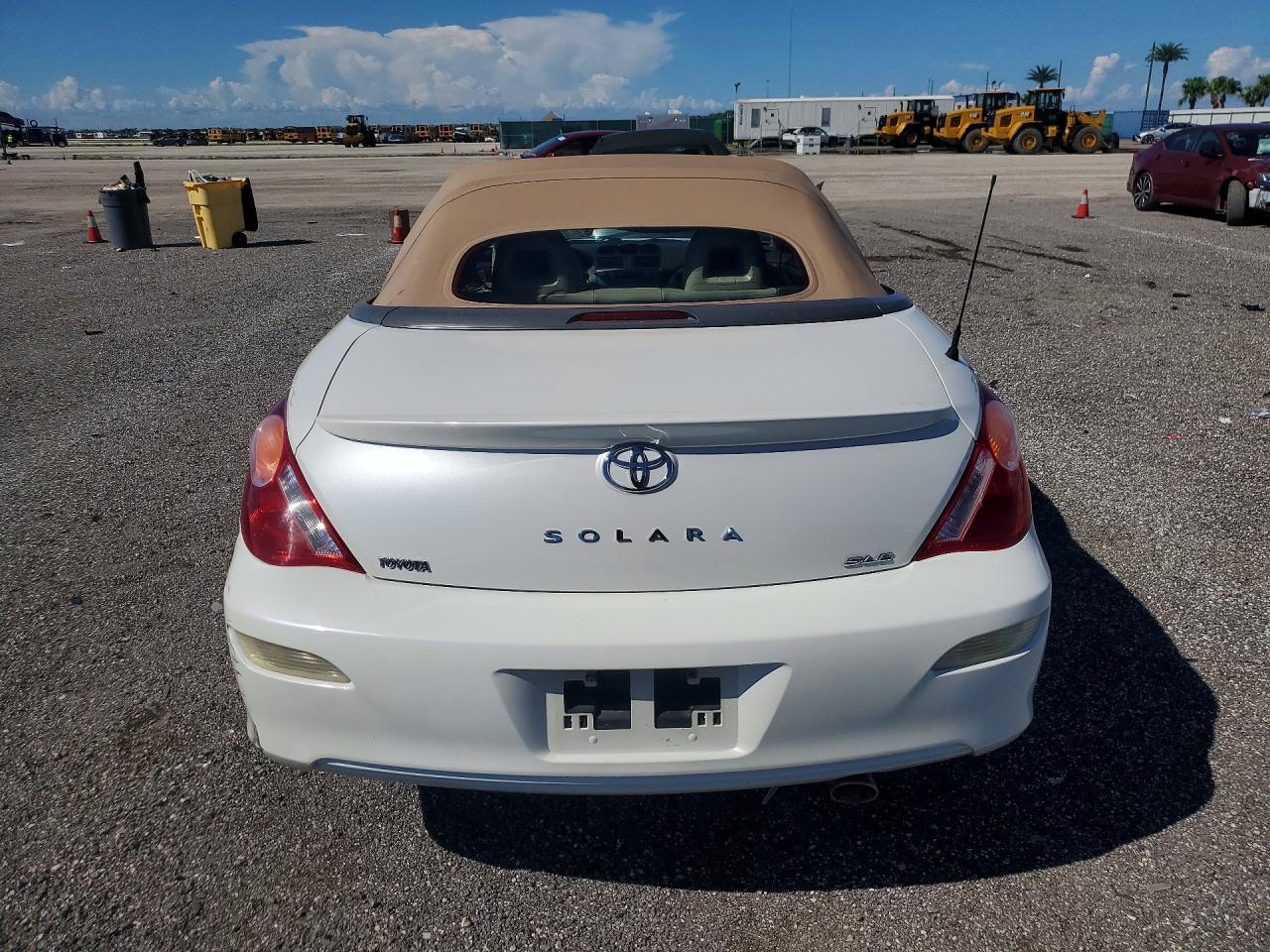 2007 Toyota Camry Solara Sle V6 White vin: 4T1FA38P07U131924