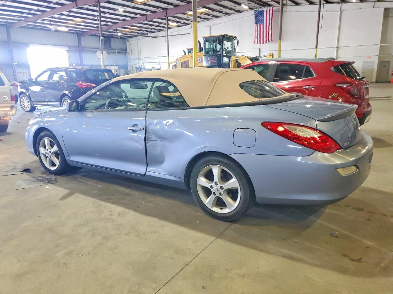 2008 Toyota Camry Solara Blue vin: 4T1FA38P08U138485