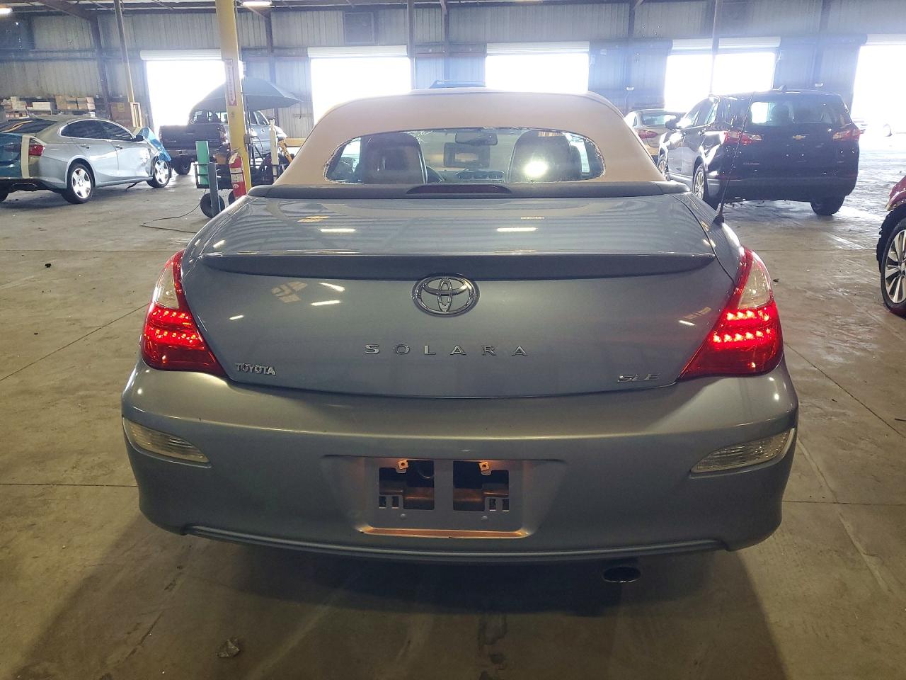 2008 Toyota Camry Solara Blue vin: 4T1FA38P08U138485