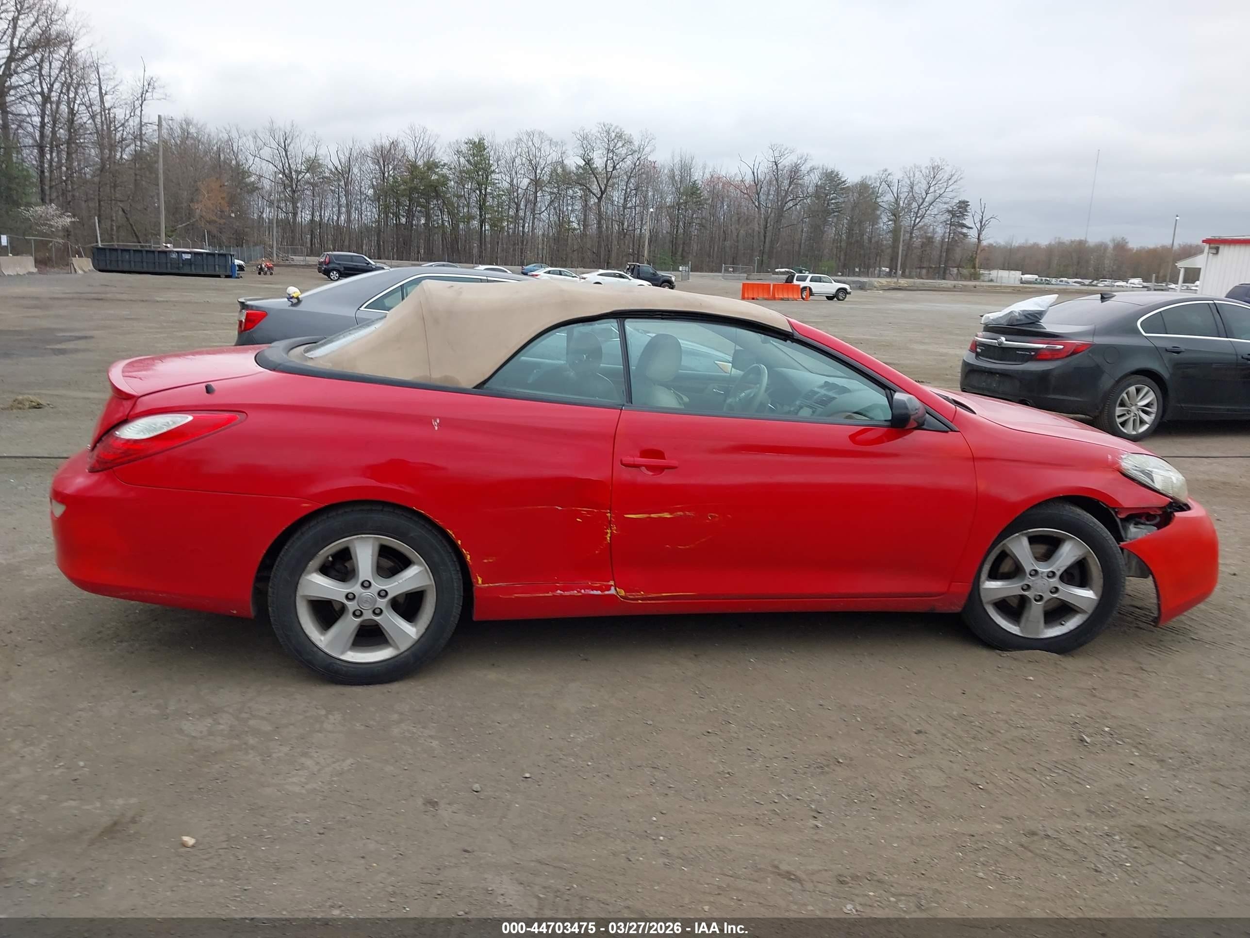 2008 Toyota Camry Solara Sle Red vin: 4T1FA38P08U149390