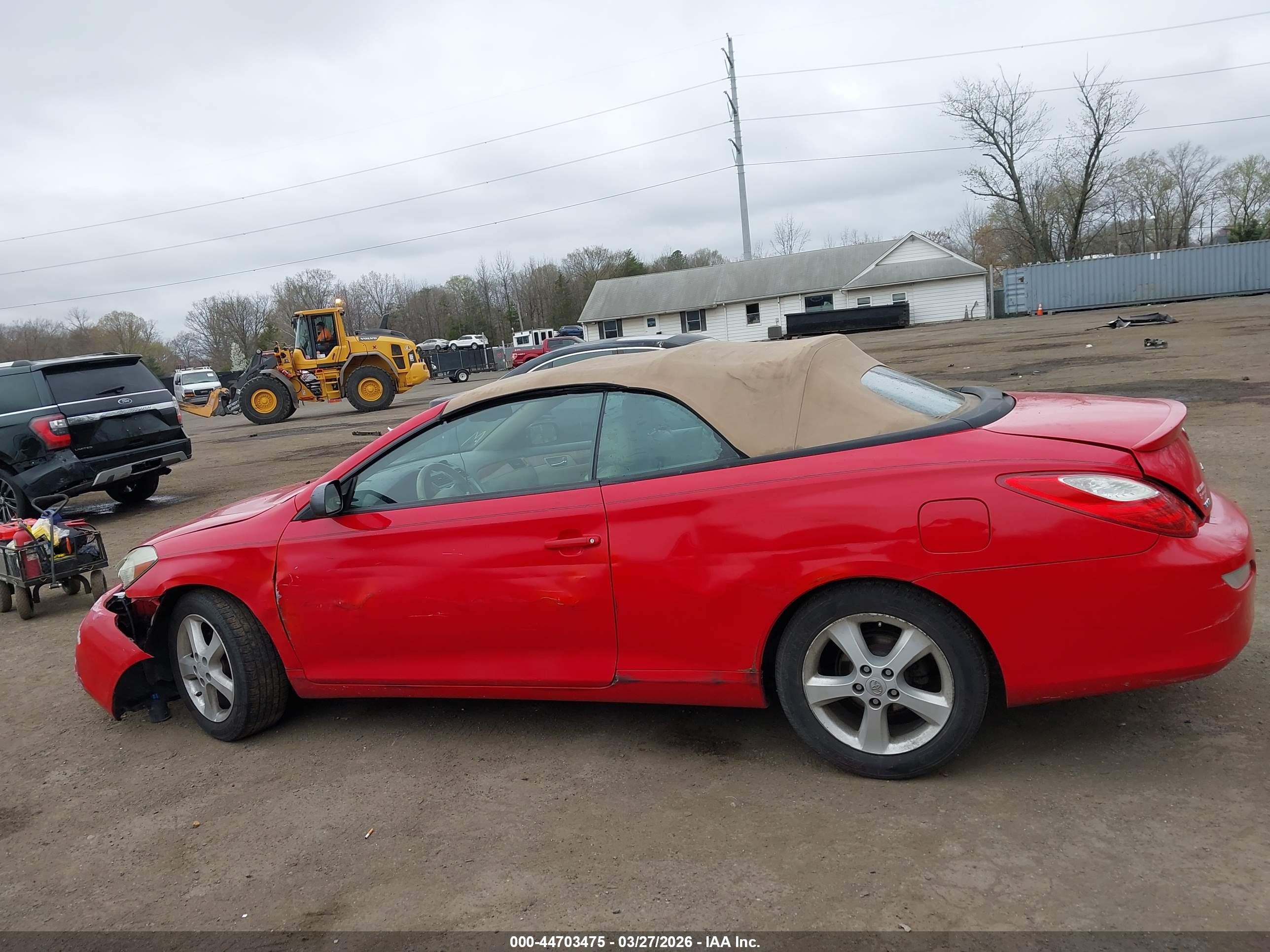 2008 Toyota Camry Solara Sle Red vin: 4T1FA38P08U149390