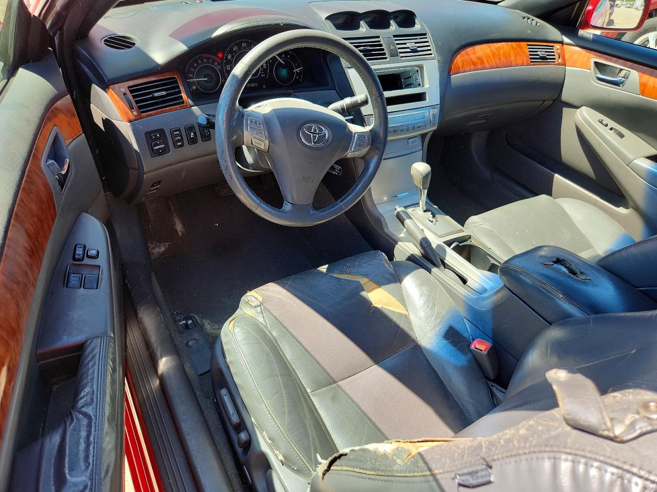 2008 Toyota Camry Solara Sle V6 Red vin: 4T1FA38P08U159384