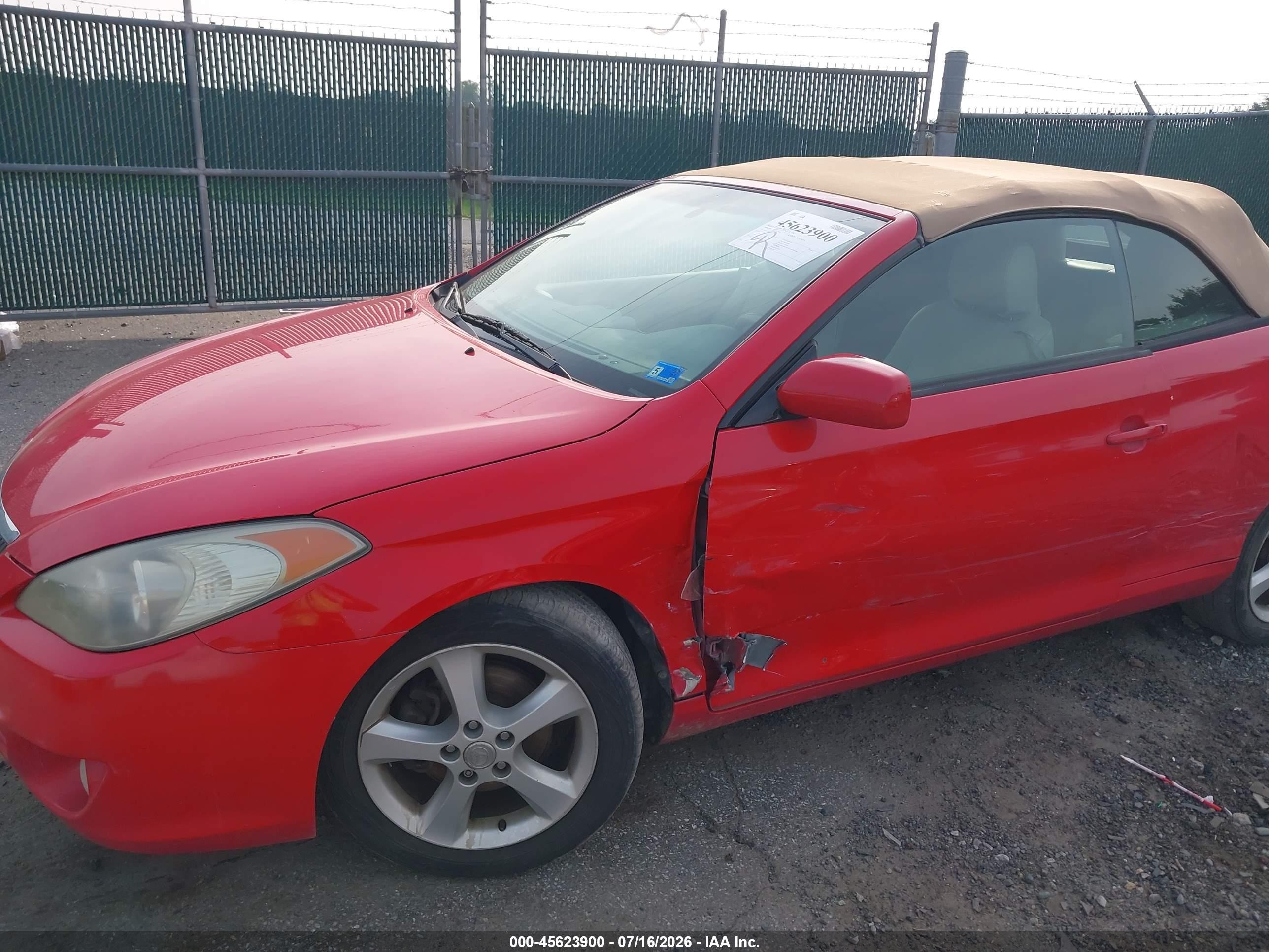 2004 Toyota Camry Solara Sle Red vin: 4T1FA38P14U031245