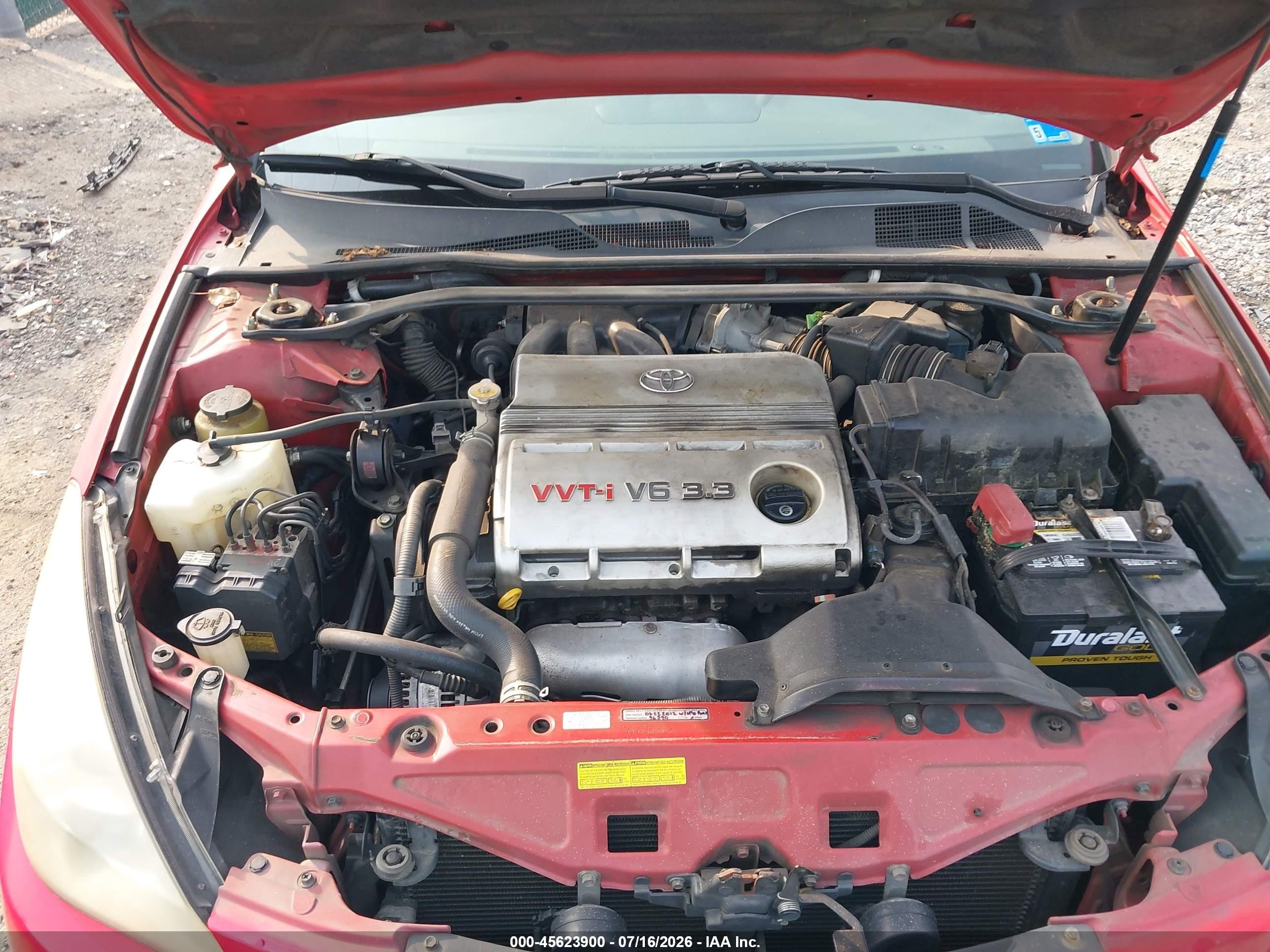 2004 Toyota Camry Solara Sle Red vin: 4T1FA38P14U031245