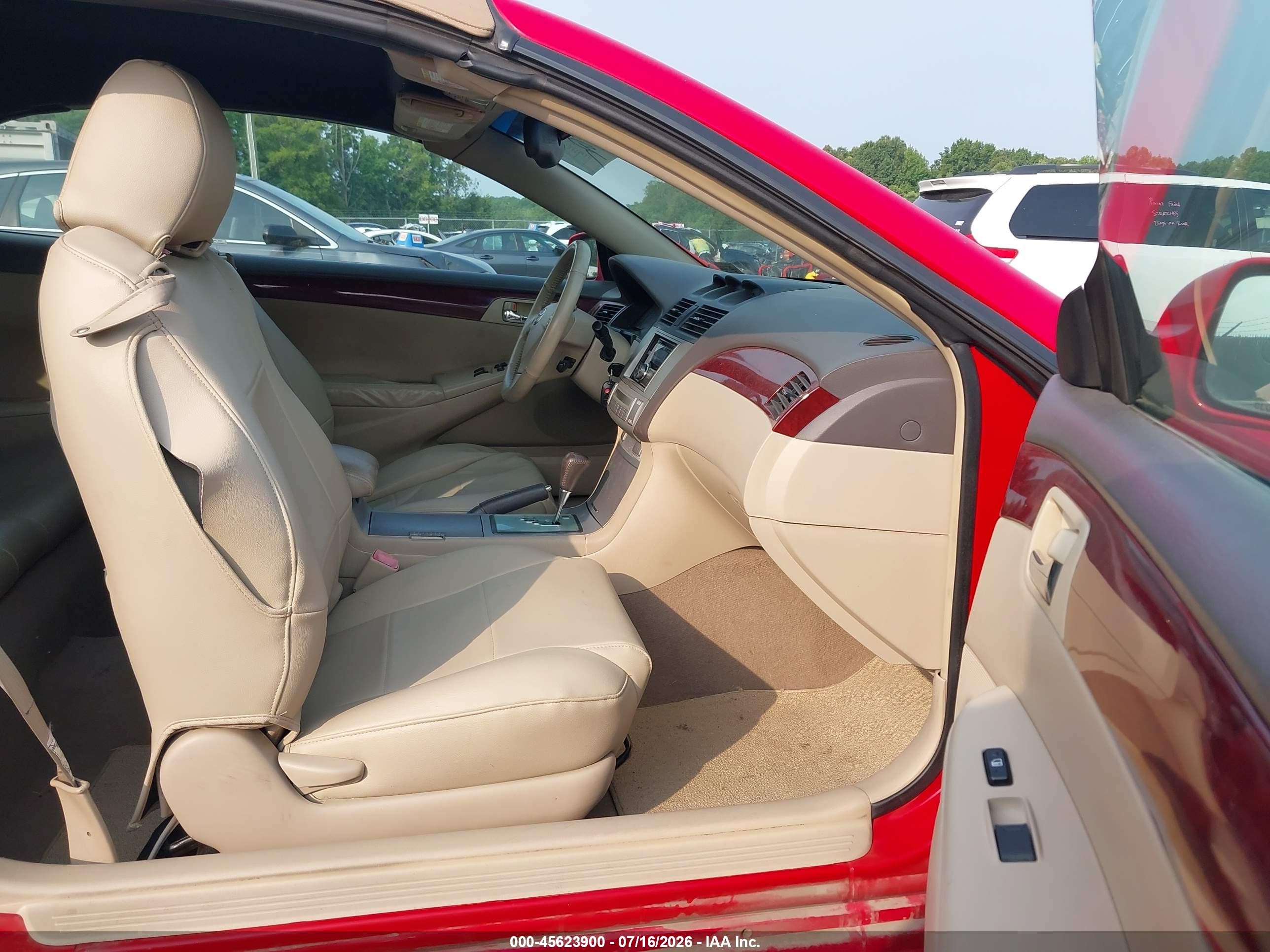 2004 Toyota Camry Solara Sle Red vin: 4T1FA38P14U031245