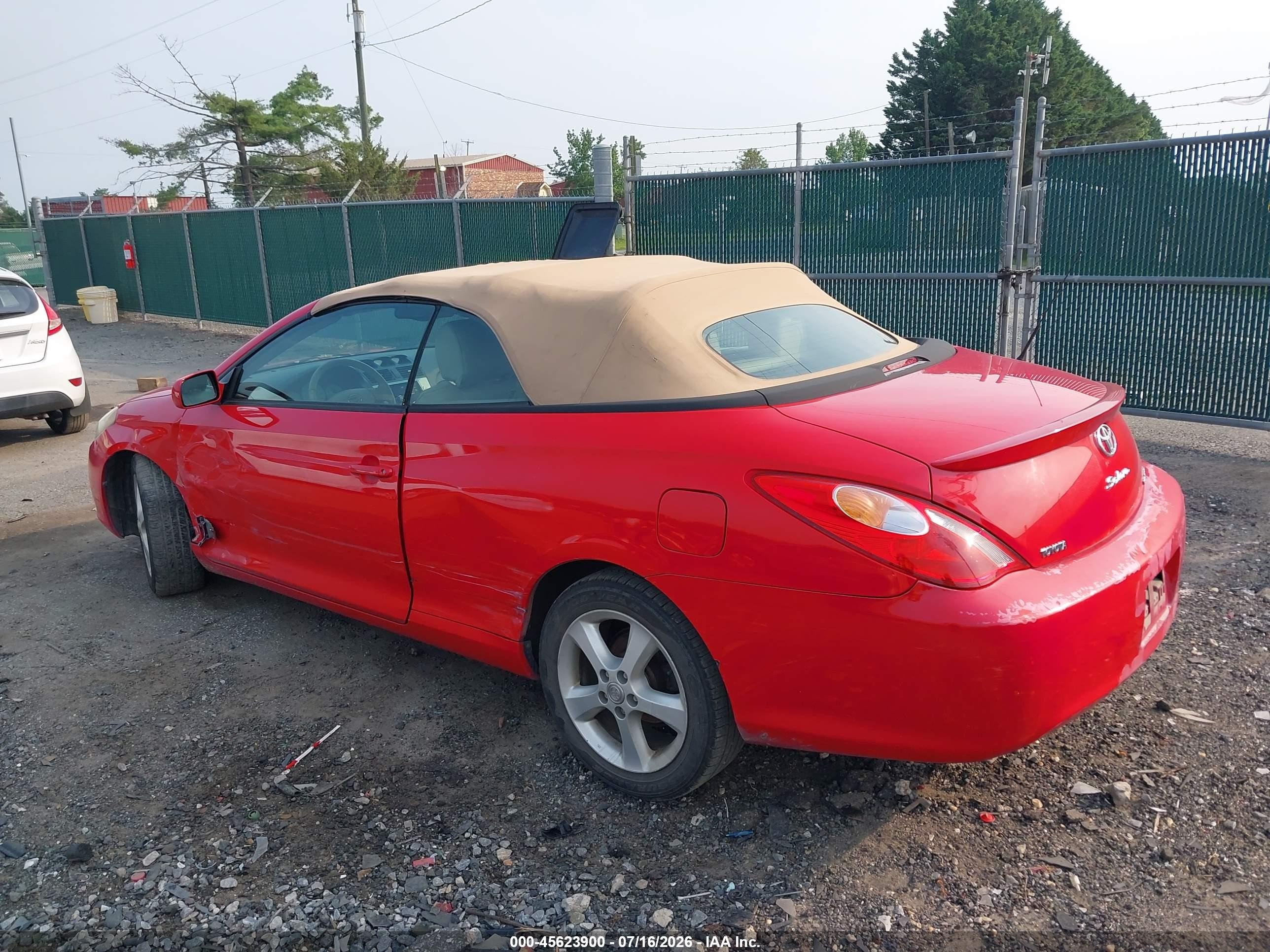 2004 Toyota Camry Solara Sle Red vin: 4T1FA38P14U031245