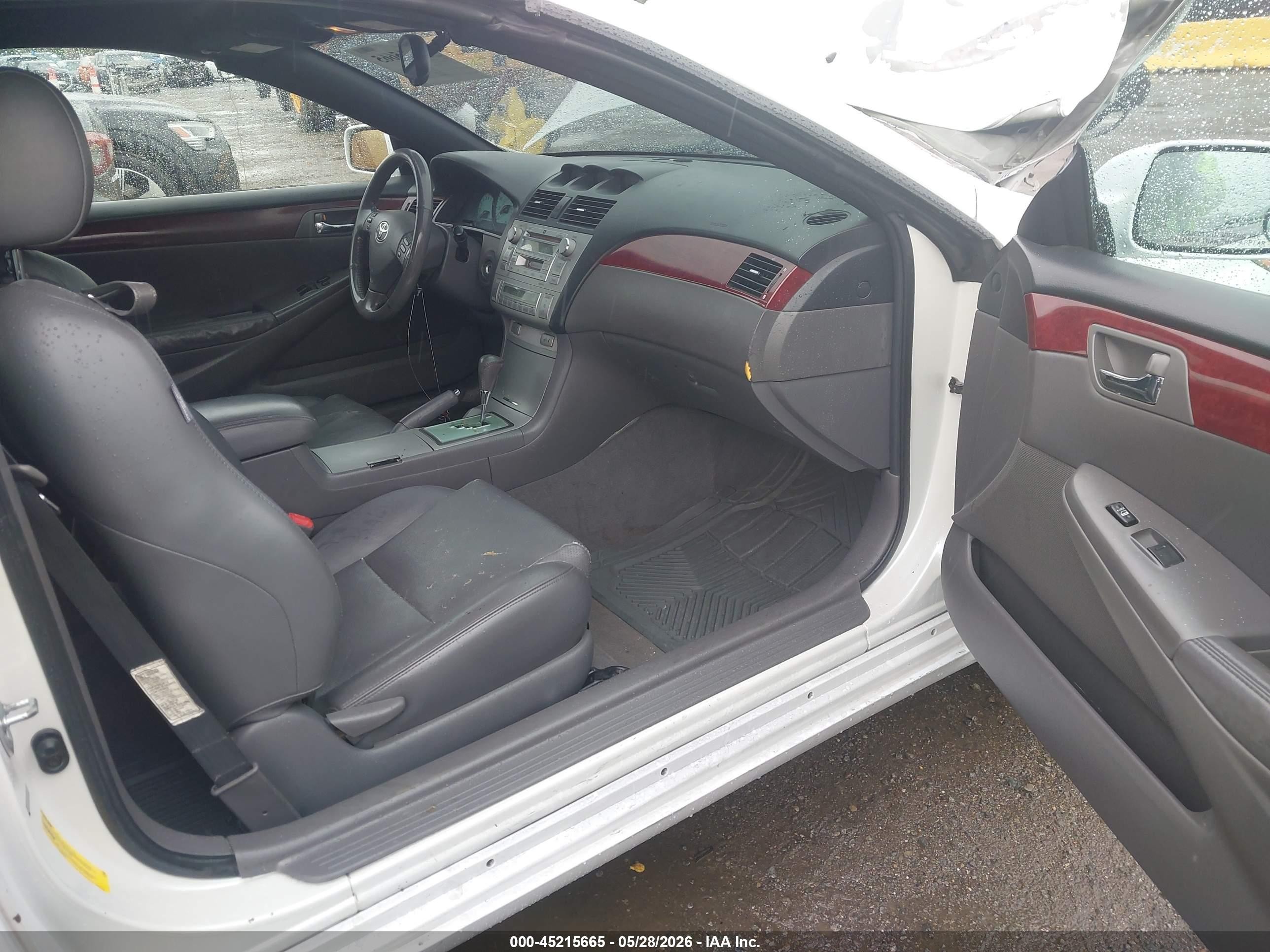 2005 Toyota Camry Solara Sle Белый vin: 4T1FA38P15U053456