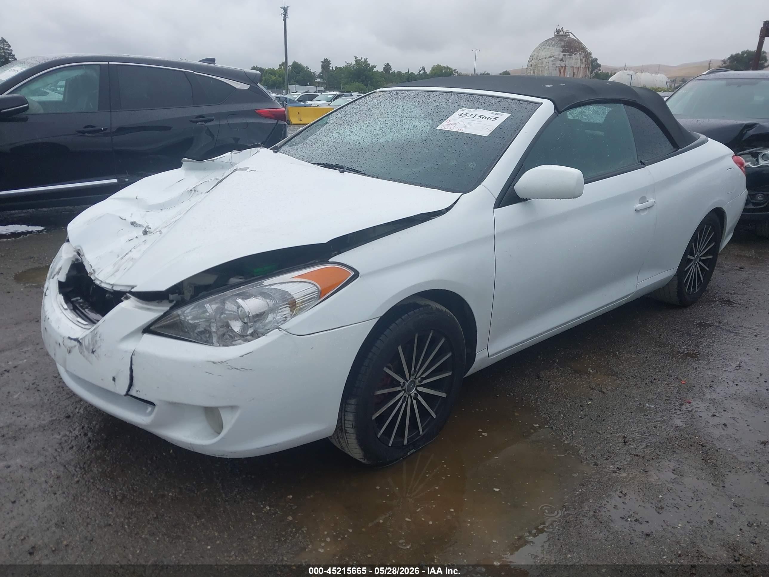2005 Toyota Camry Solara Sle Белый vin: 4T1FA38P15U053456