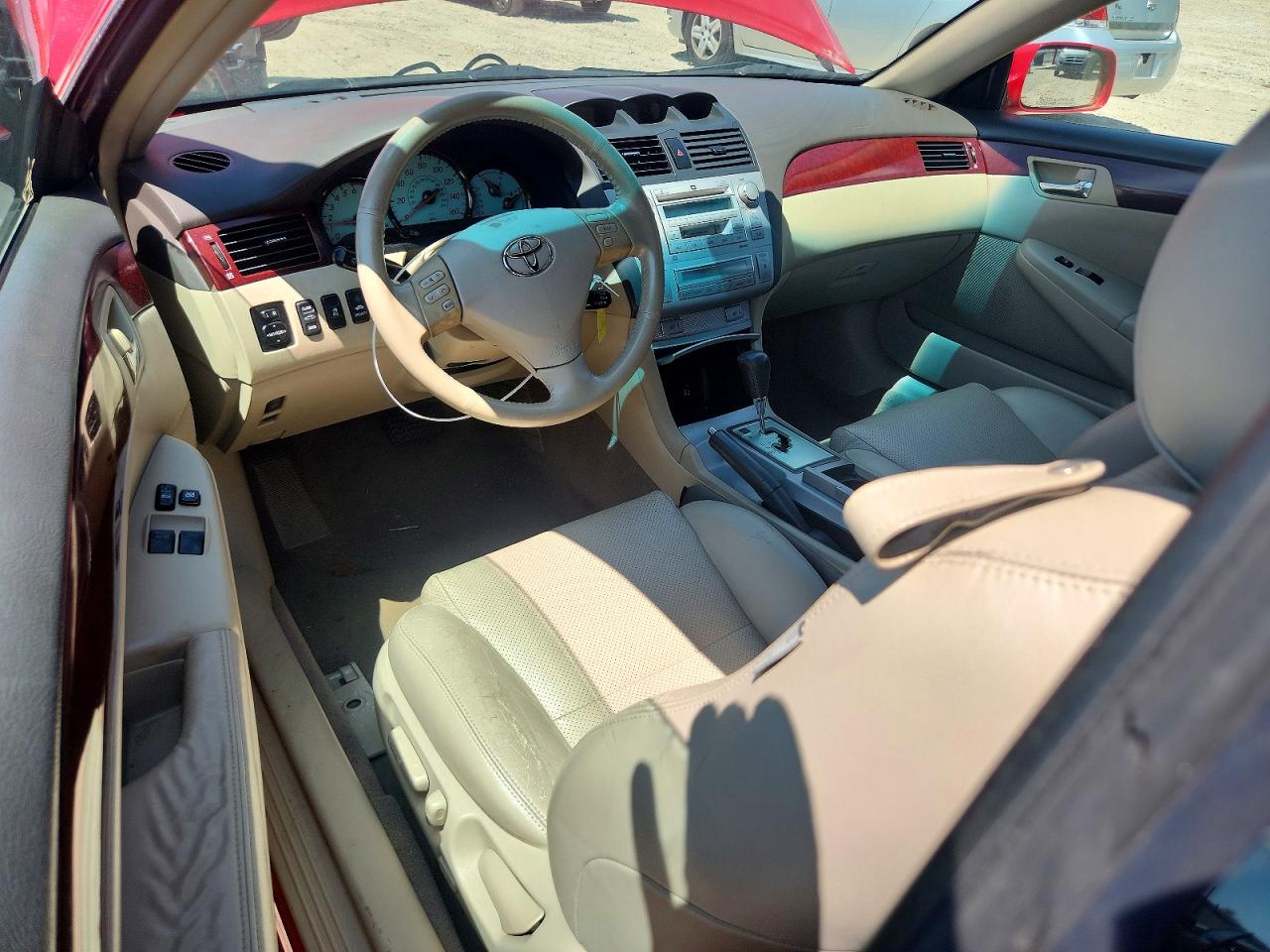 2005 Toyota Camry Solara Sle V6 Red vin: 4T1FA38P15U059807