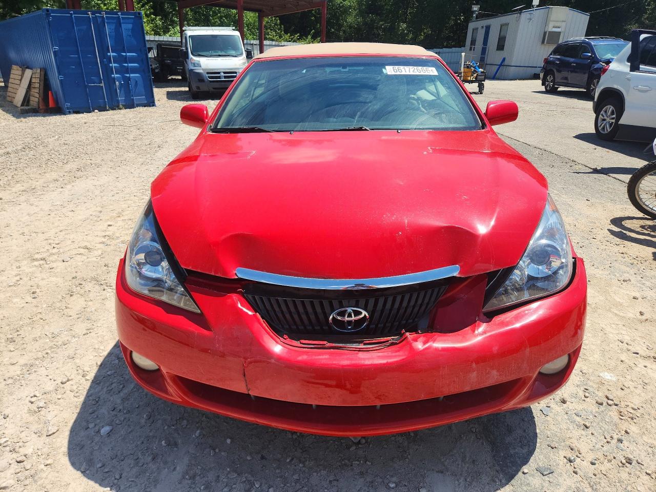 2005 Toyota Camry Solara Sle V6 Red vin: 4T1FA38P15U059807