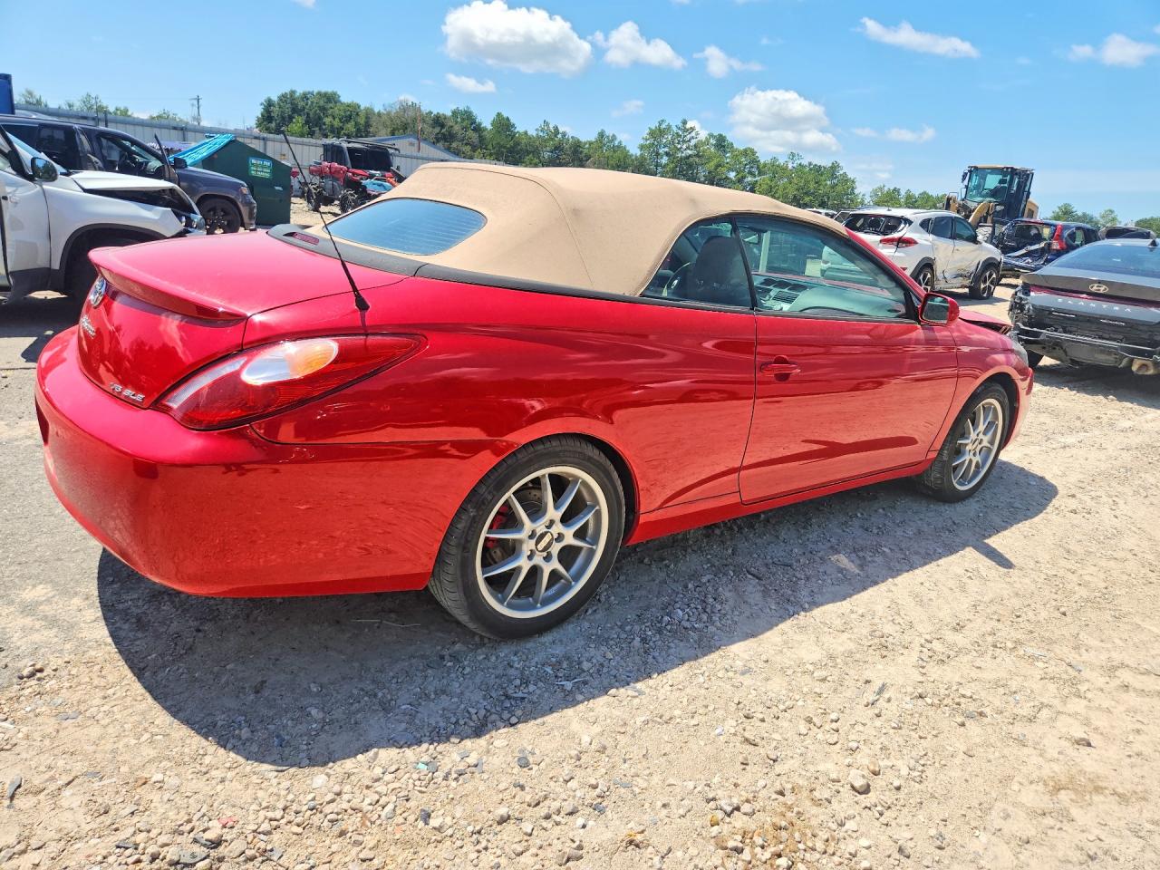 2005 Toyota Camry Solara Sle V6 Red vin: 4T1FA38P15U059807