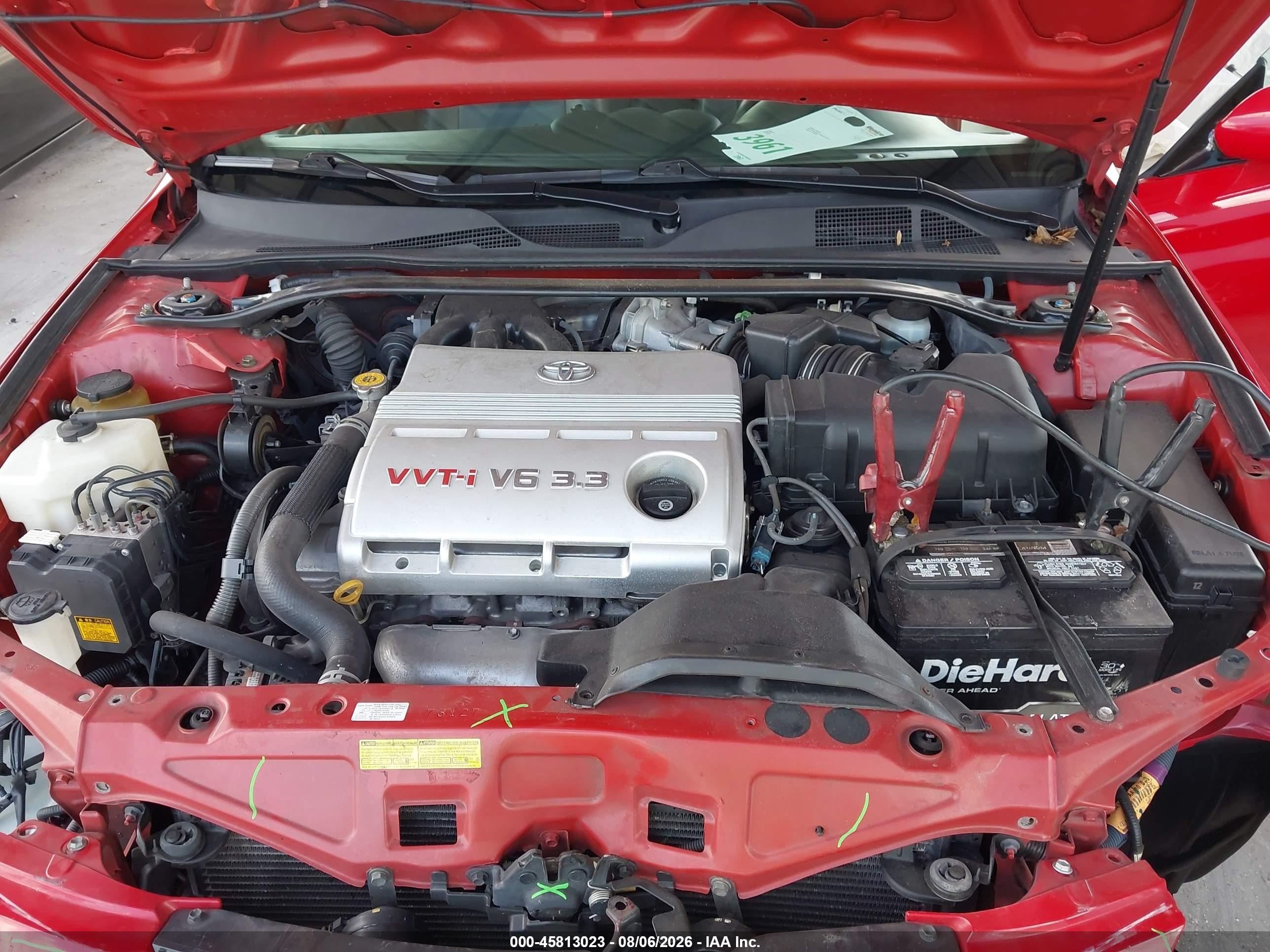 2006 Toyota Camry Solara Sle Red vin: 4T1FA38P16U093246