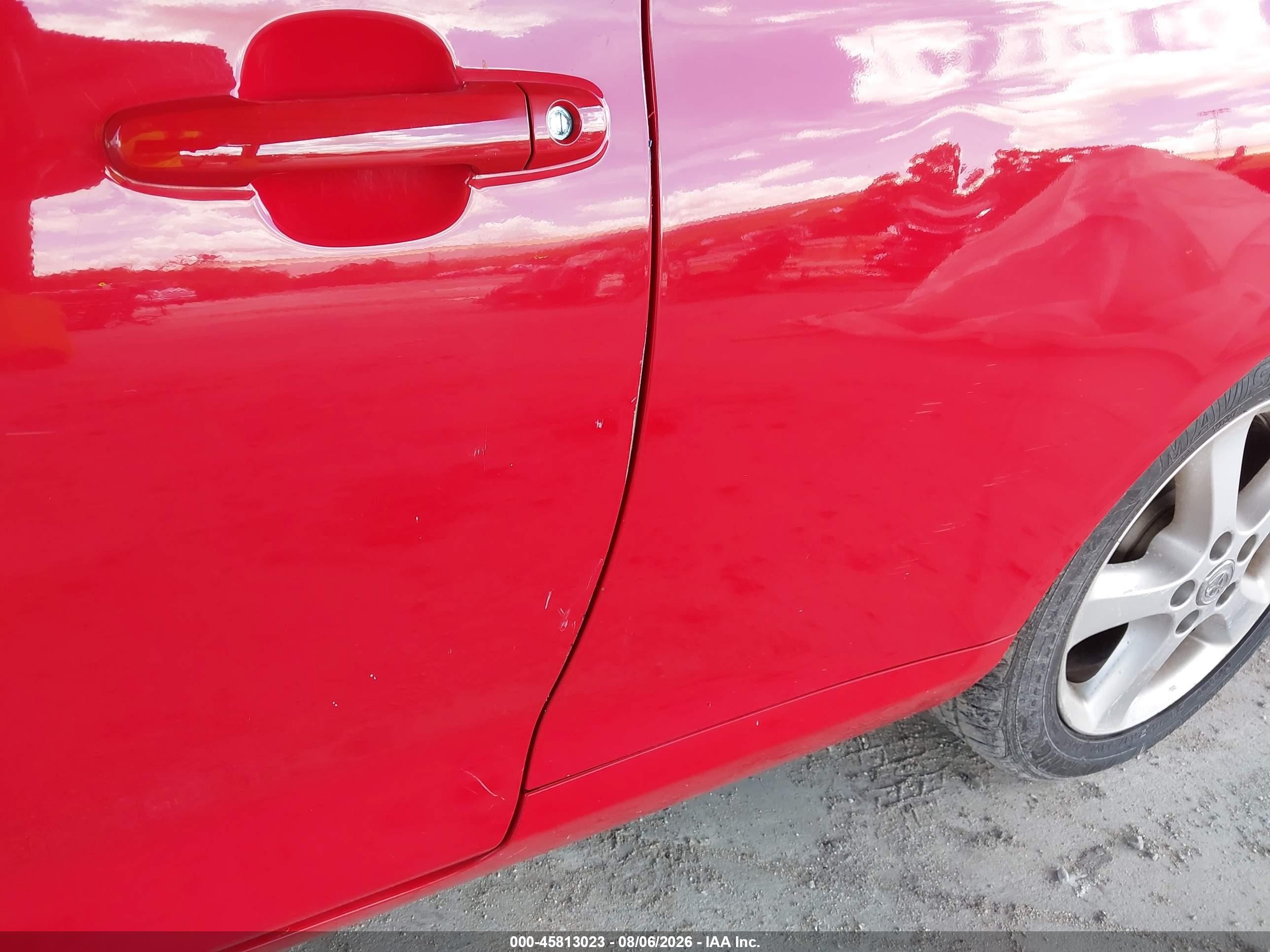 2006 Toyota Camry Solara Sle Red vin: 4T1FA38P16U093246