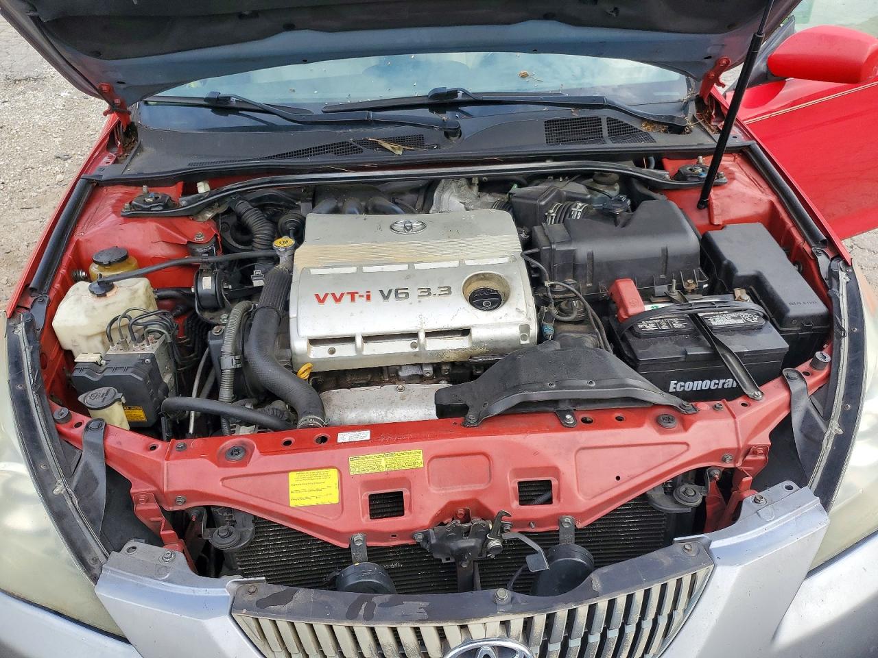 2006 Toyota Camry Solara Sle V6 Red vin: 4T1FA38P16U094106