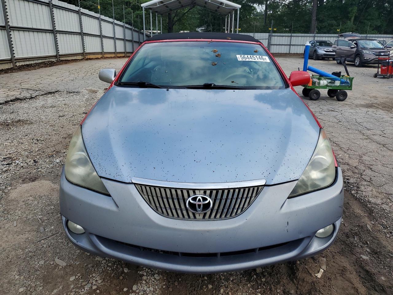 2006 Toyota Camry Solara Sle V6 Red vin: 4T1FA38P16U094106