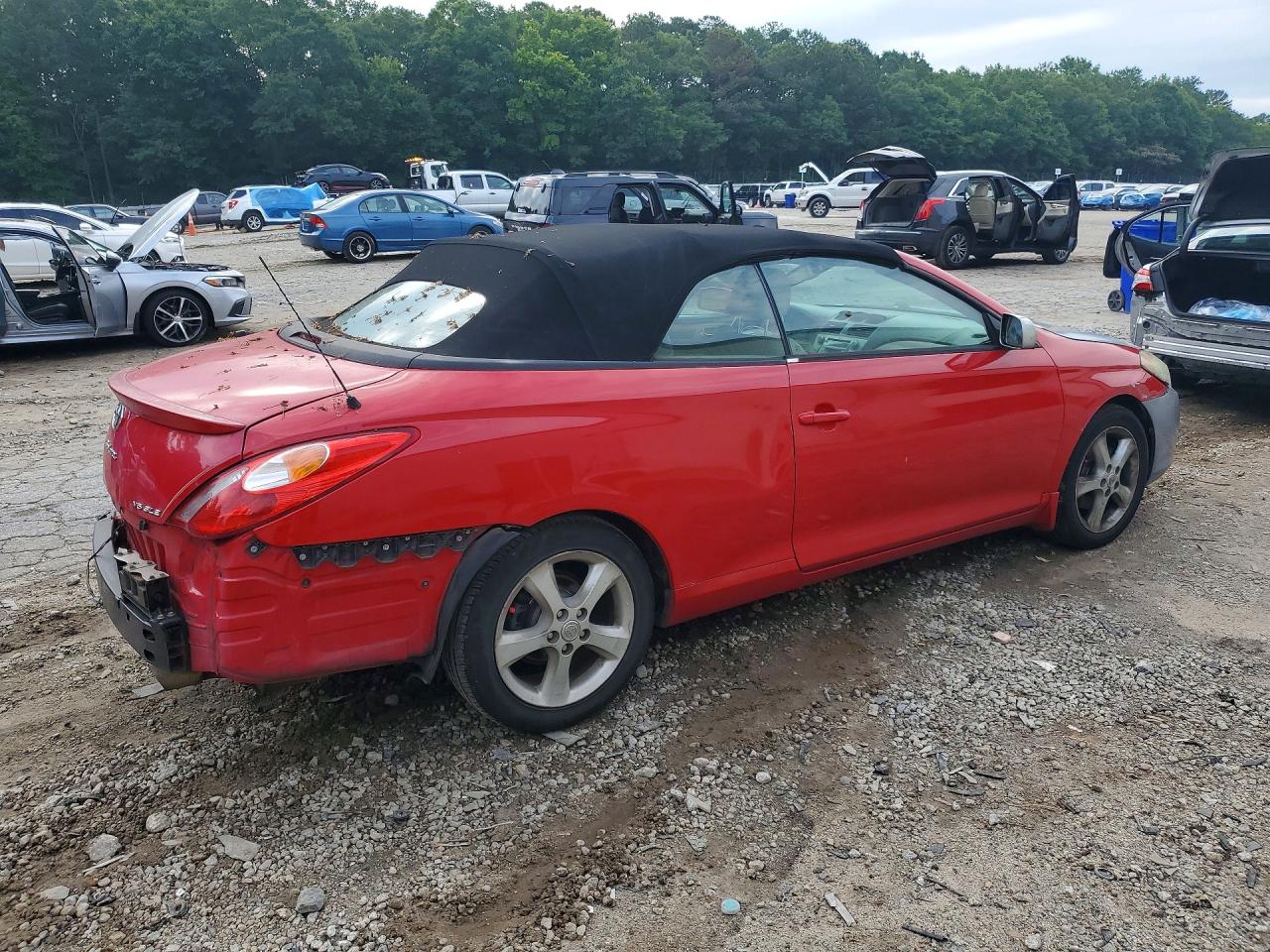 2006 Toyota Camry Solara Sle V6 Red vin: 4T1FA38P16U094106