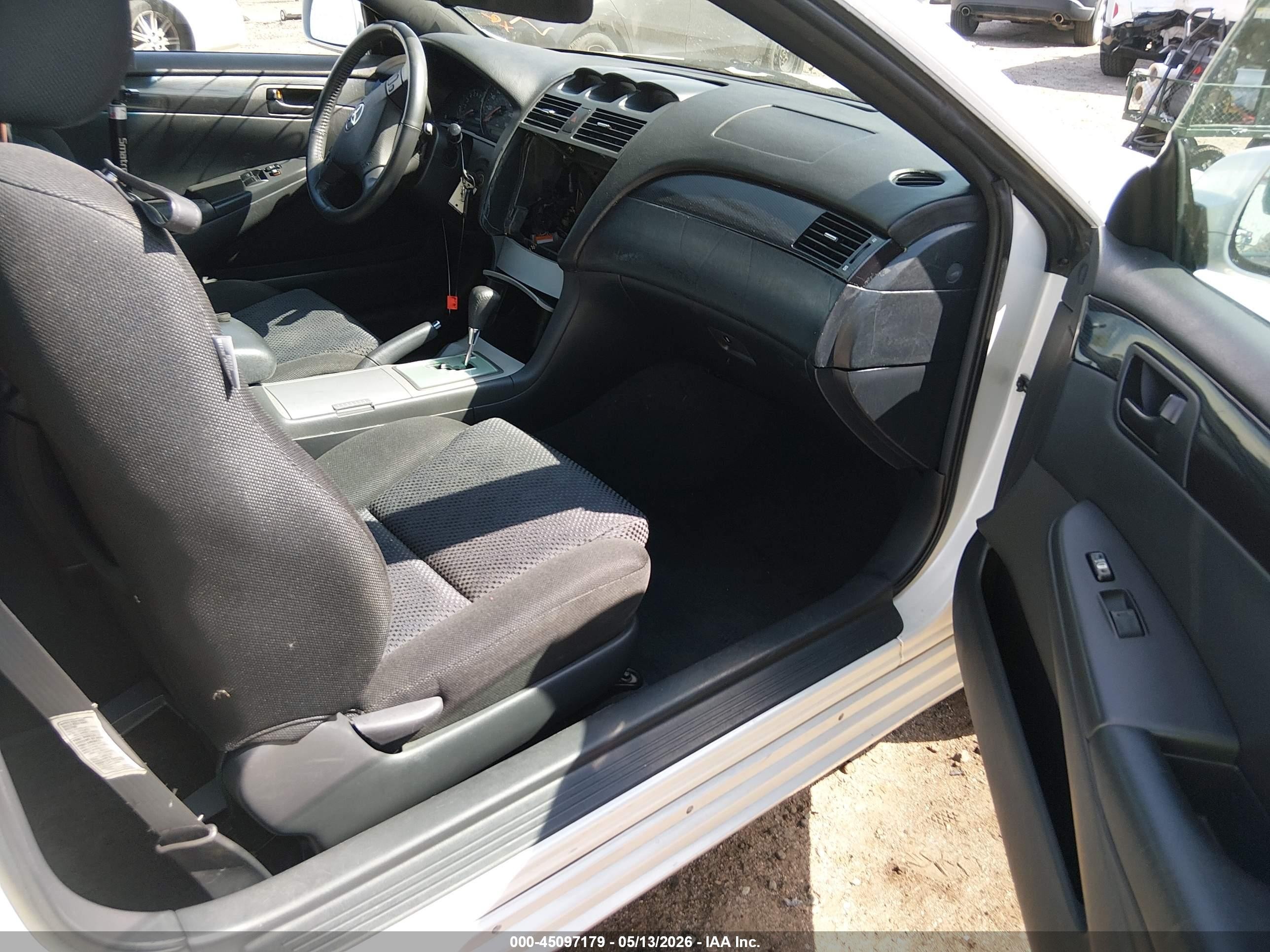 2006 Toyota Camry Solara Se White vin: 4T1FA38P16U095286