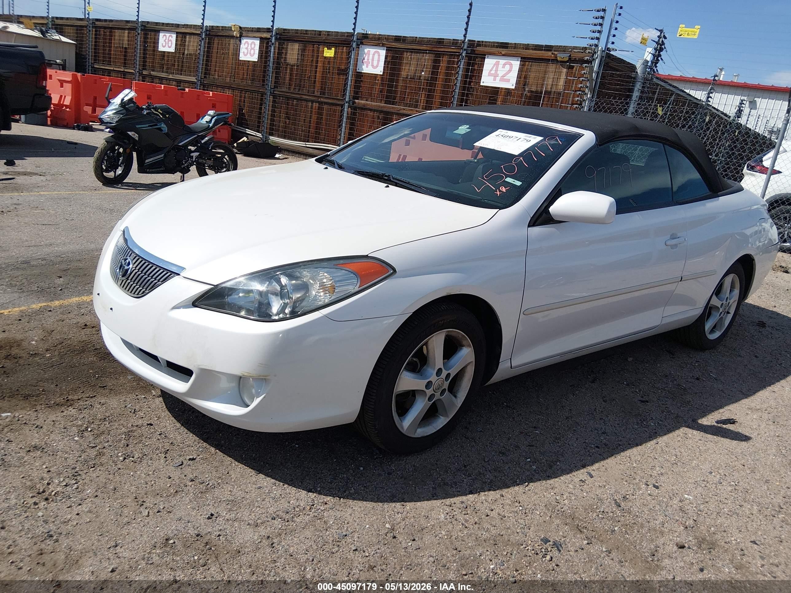 2006 Toyota Camry Solara Se White vin: 4T1FA38P16U095286
