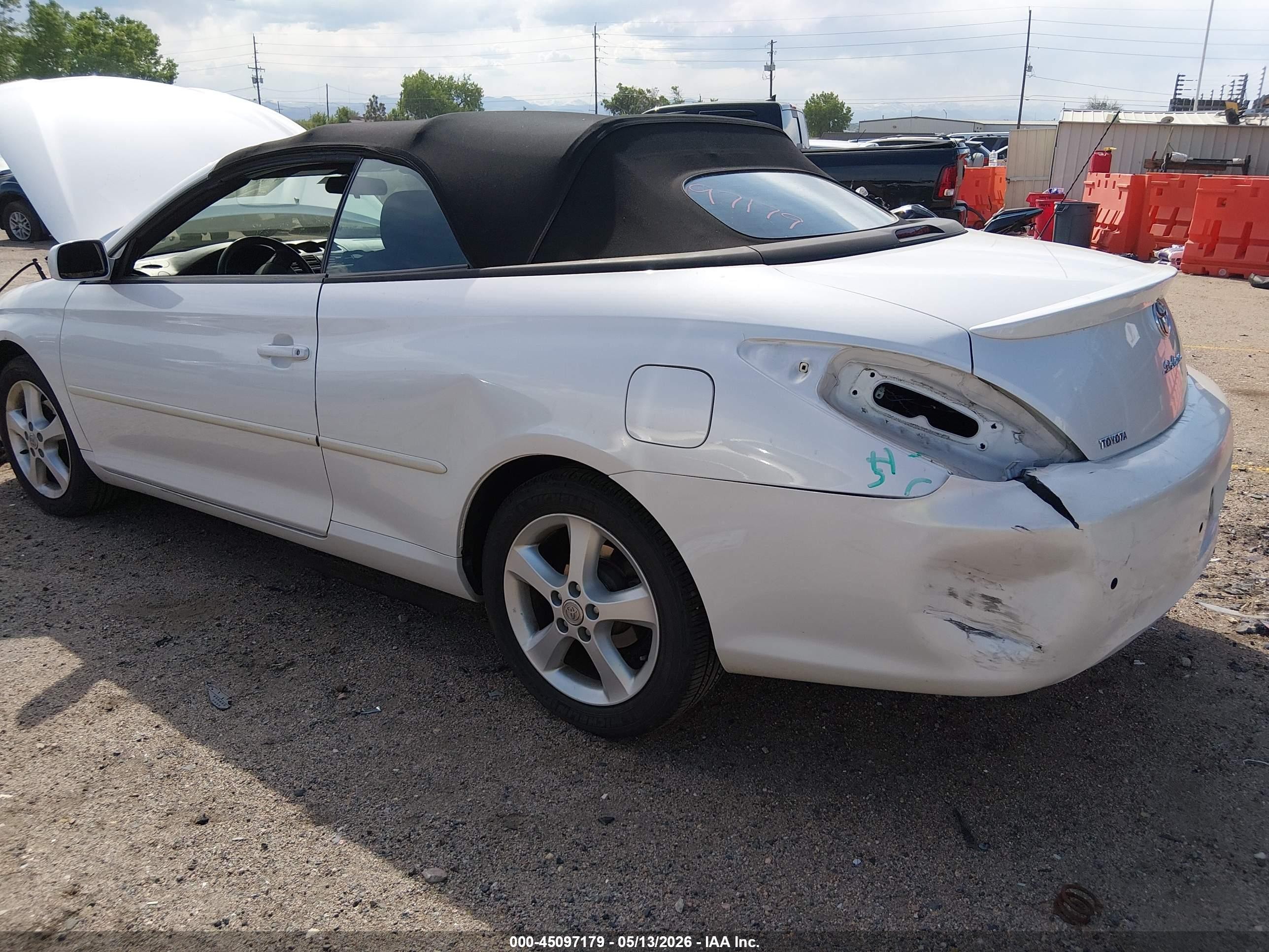 2006 Toyota Camry Solara Se White vin: 4T1FA38P16U095286