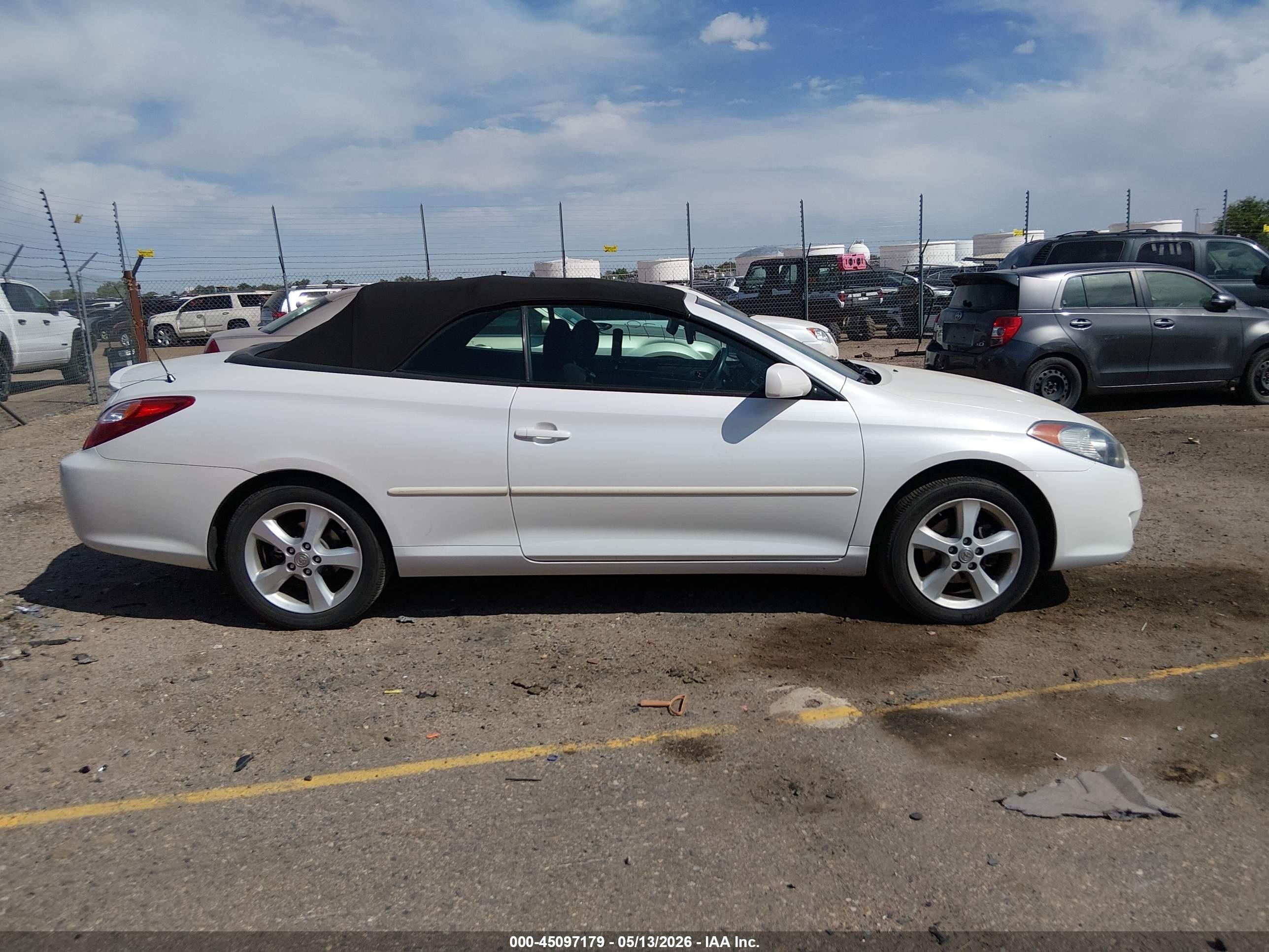 2006 Toyota Camry Solara Se White vin: 4T1FA38P16U095286