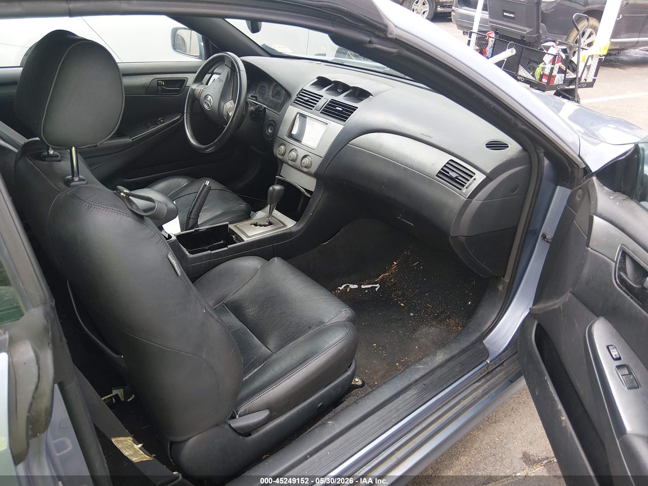 2007 Toyota Camry Solara Sport Light Blue vin: 4T1FA38P17U115683