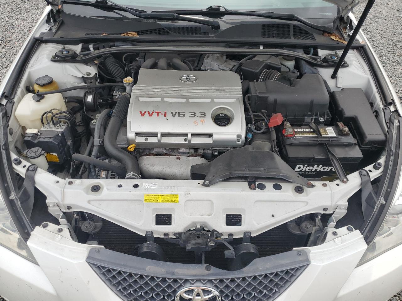 2007 Toyota Camry Solara Sle V6 White vin: 4T1FA38P17U128630