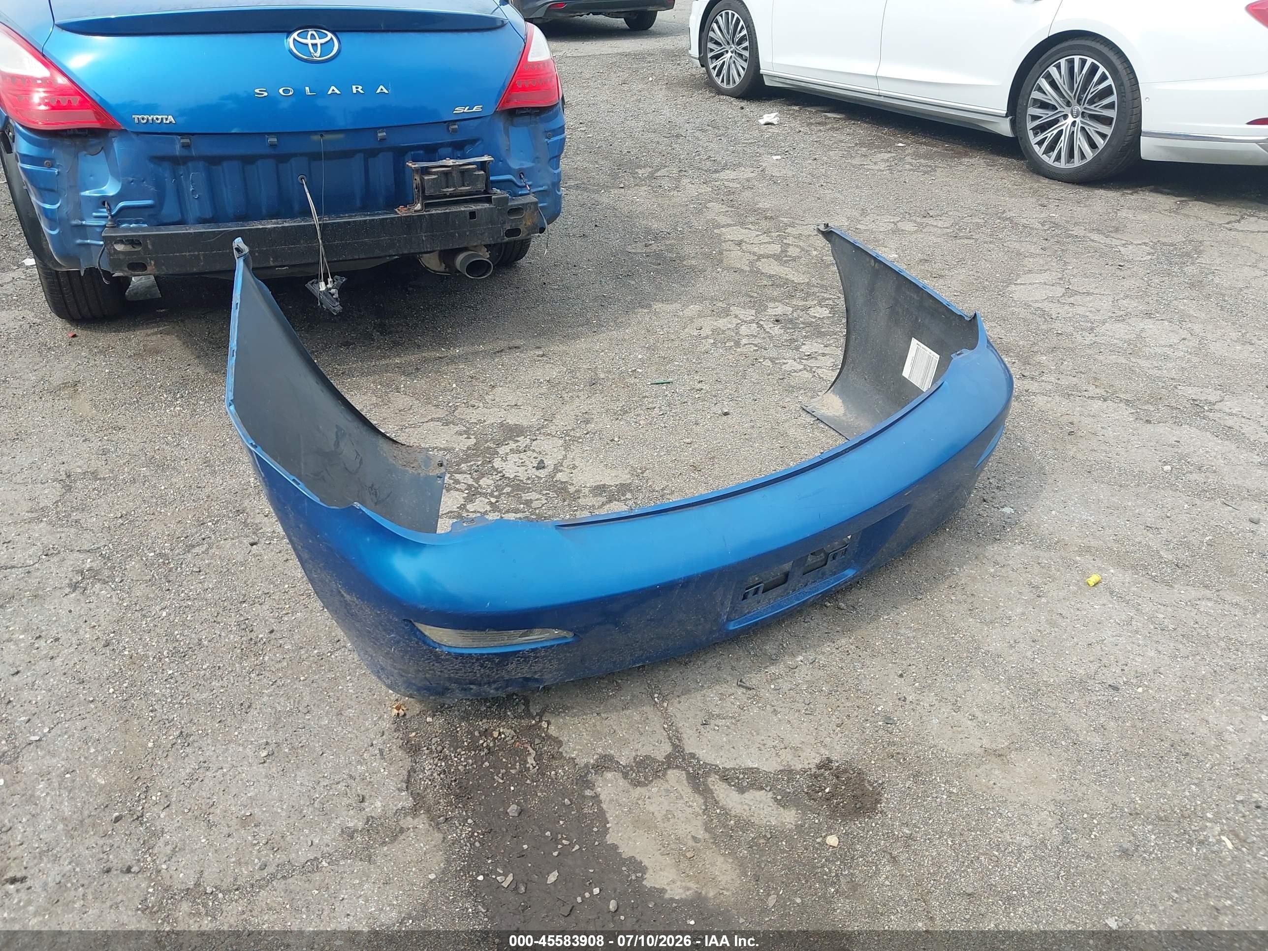 2007 Toyota Camry Solara Sle Синий vin: 4T1FA38P17U131480