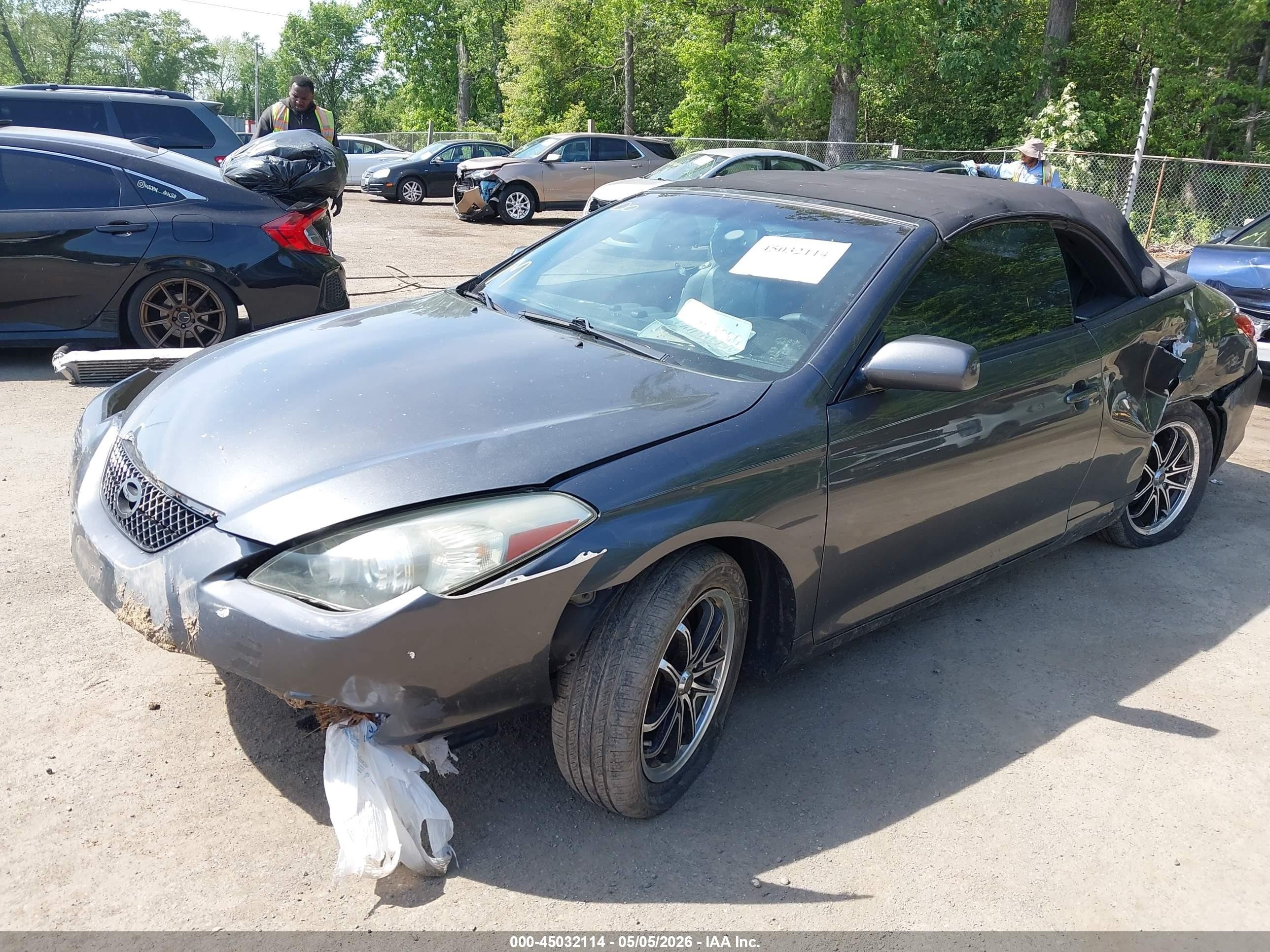 2008 Toyota Camry Solara Sle Gray vin: 4T1FA38P18U140455