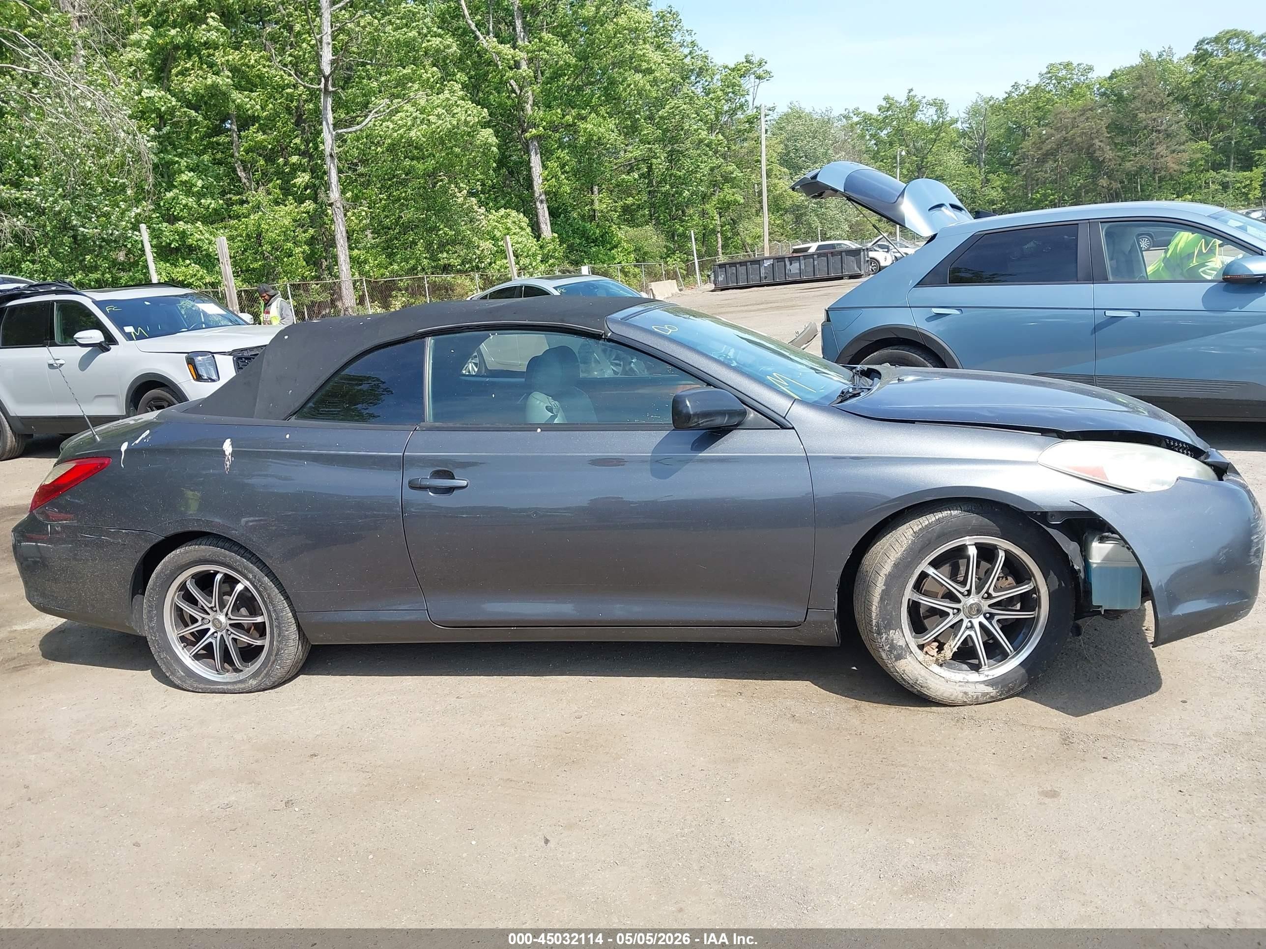 2008 Toyota Camry Solara Sle Gray vin: 4T1FA38P18U140455