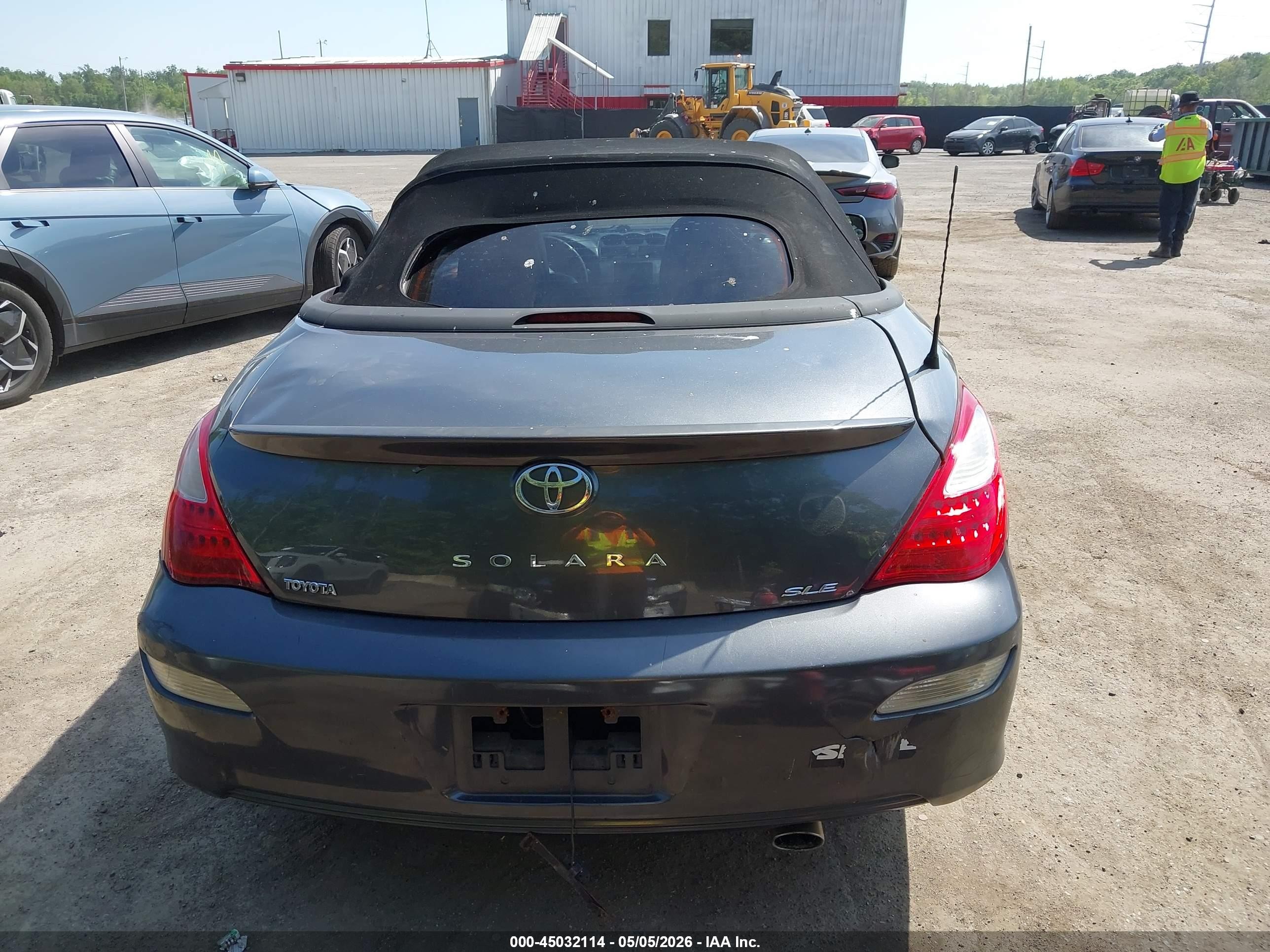 2008 Toyota Camry Solara Sle Gray vin: 4T1FA38P18U140455