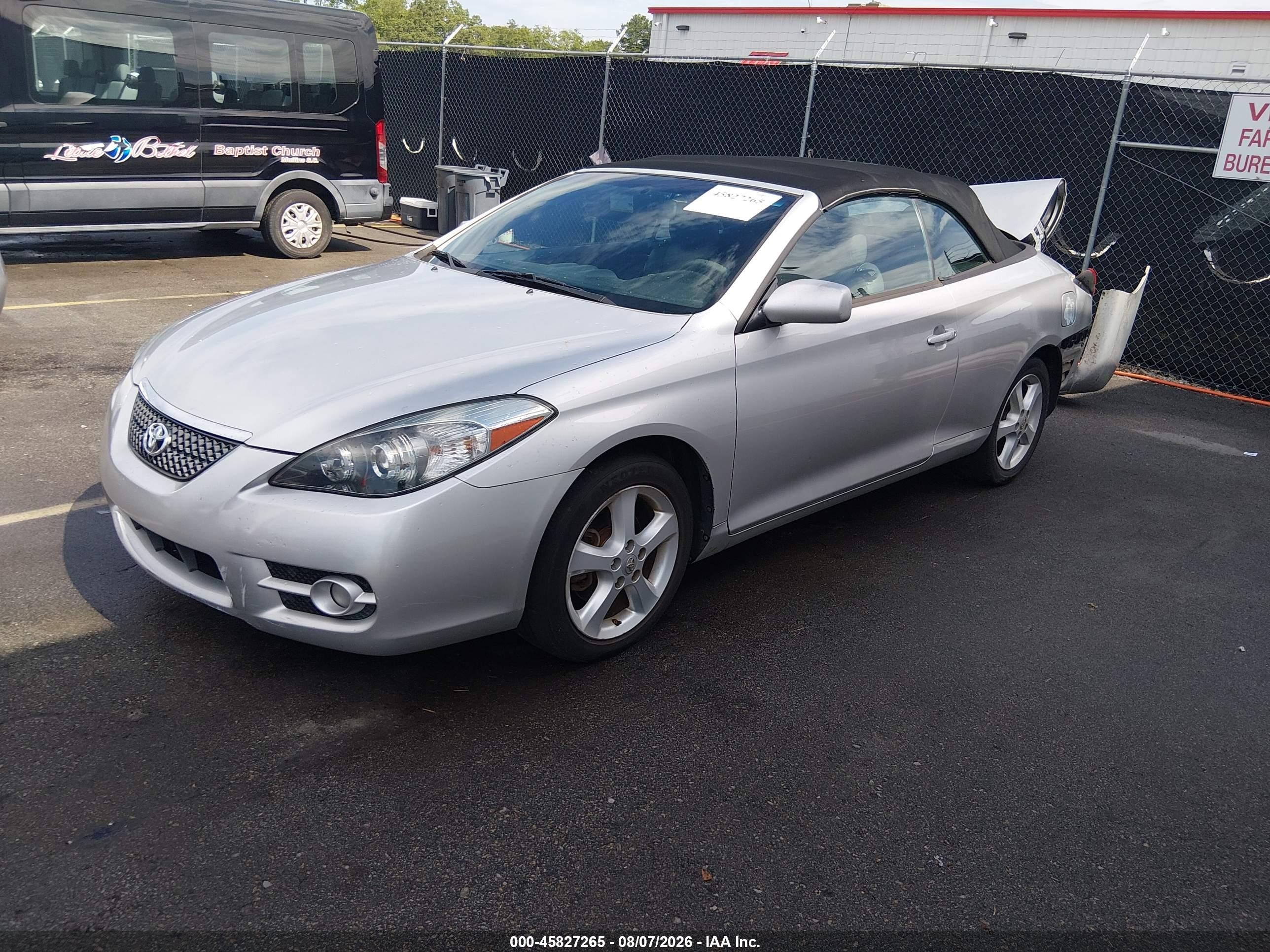 2008 Toyota Camry Solara Sle Silver vin: 4T1FA38P18U147664