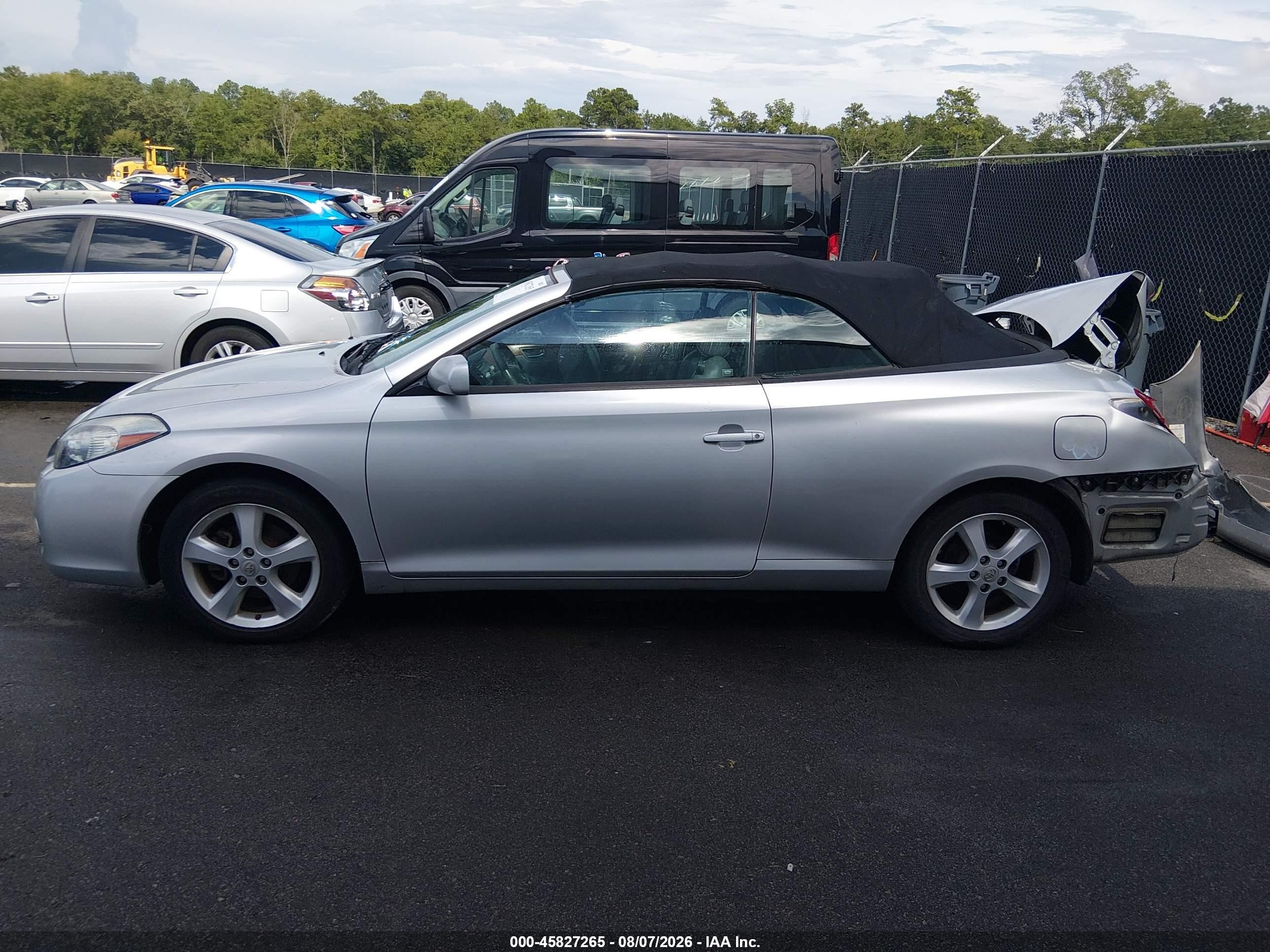 2008 Toyota Camry Solara Sle Silver vin: 4T1FA38P18U147664