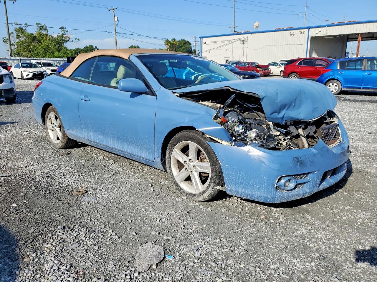 2008 Toyota Camry Solara Sle V6 Blue vin: 4T1FA38P18U150273