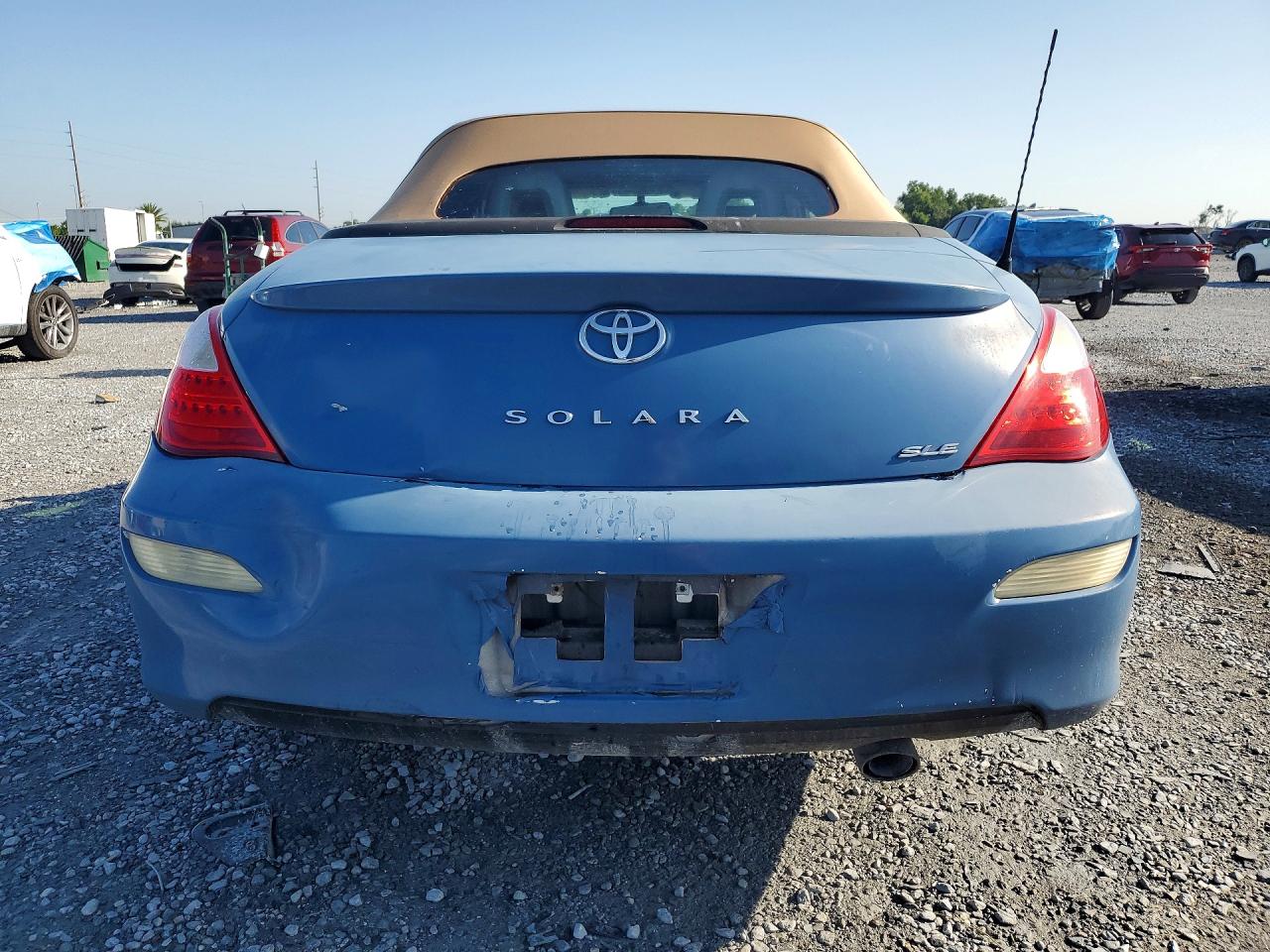 2008 Toyota Camry Solara Sle V6 Blue vin: 4T1FA38P18U150273