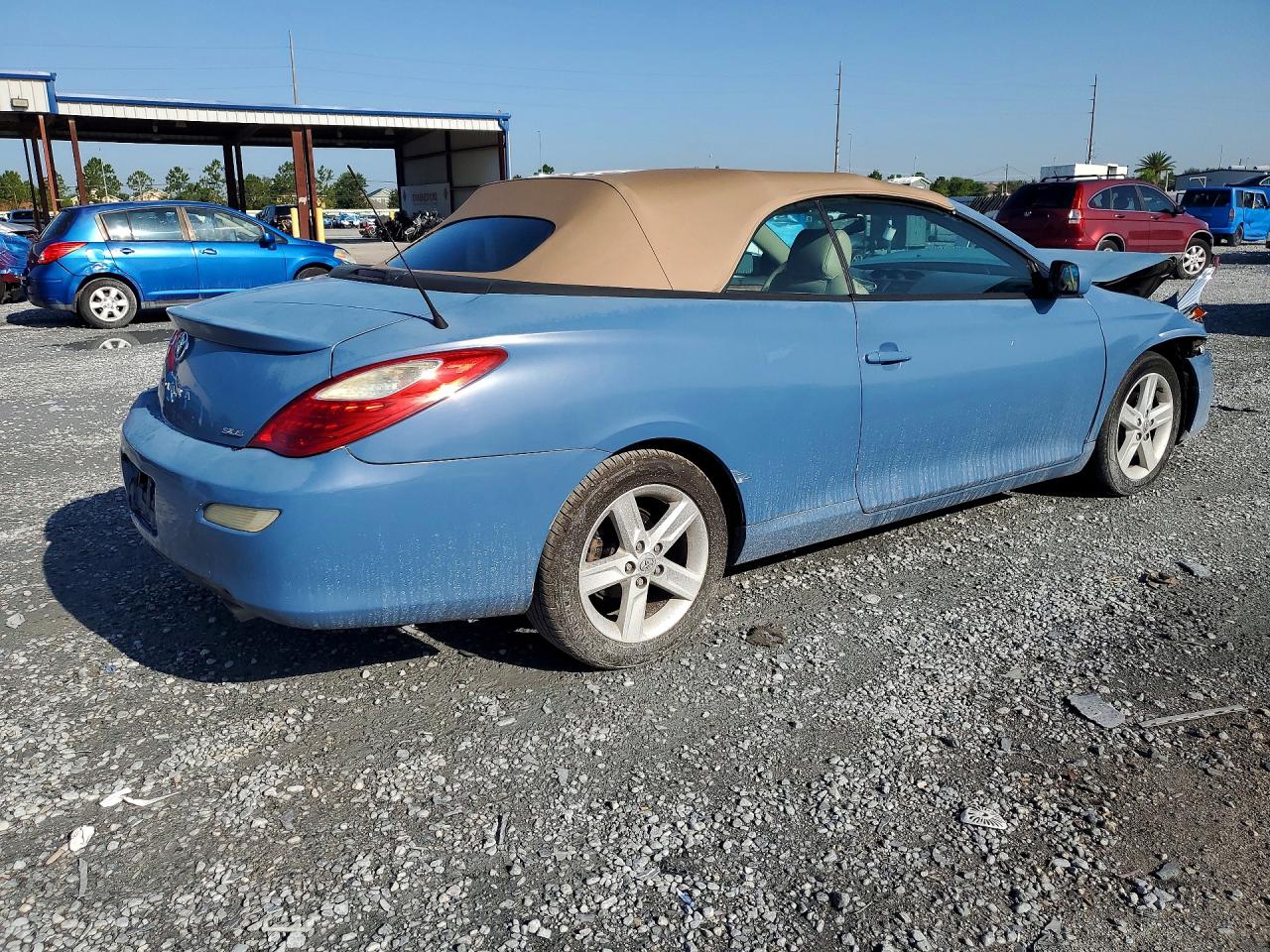 2008 Toyota Camry Solara Sle V6 Blue vin: 4T1FA38P18U150273
