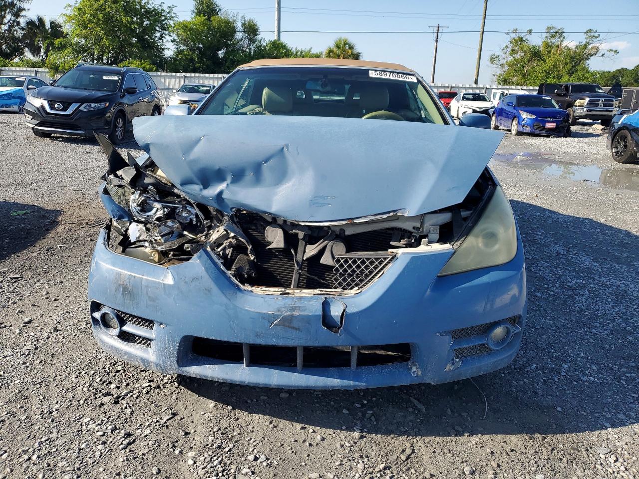 2008 Toyota Camry Solara Sle V6 Blue vin: 4T1FA38P18U150273