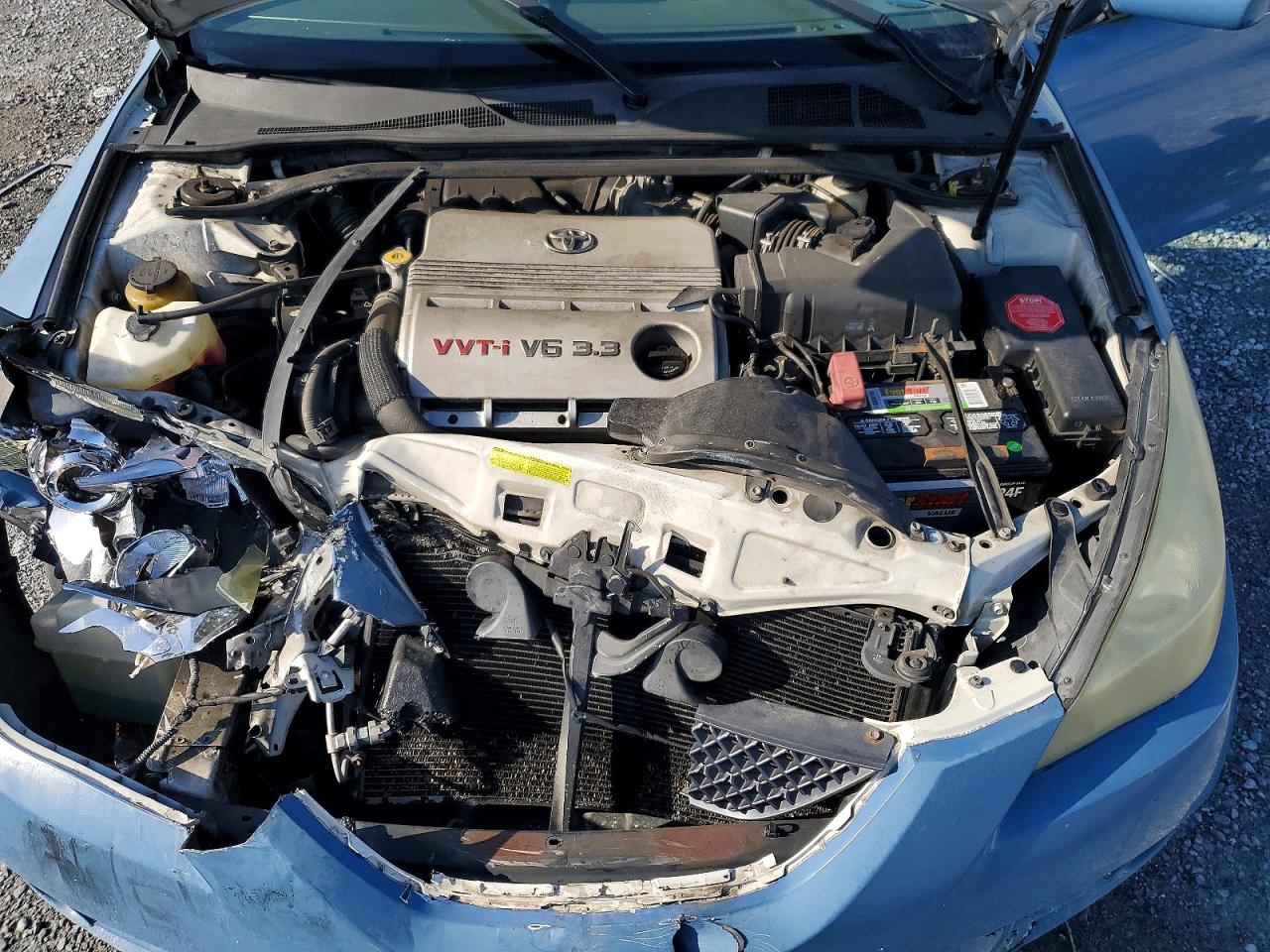 2008 Toyota Camry Solara Sle V6 Blue vin: 4T1FA38P18U150273