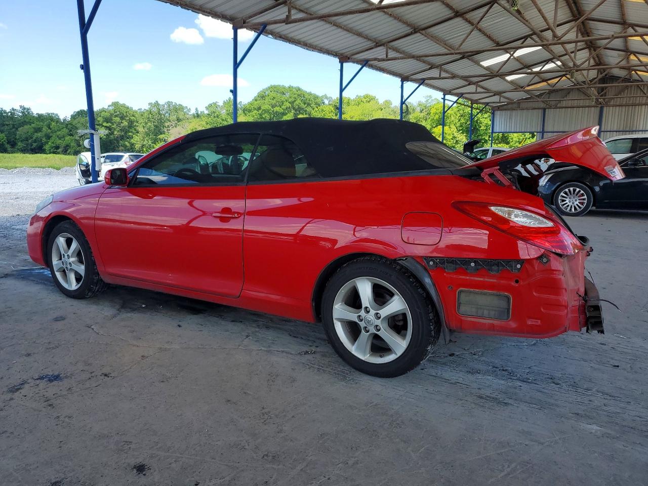 2008 Toyota Camry Solara Sle V6 Red vin: 4T1FA38P18U155750