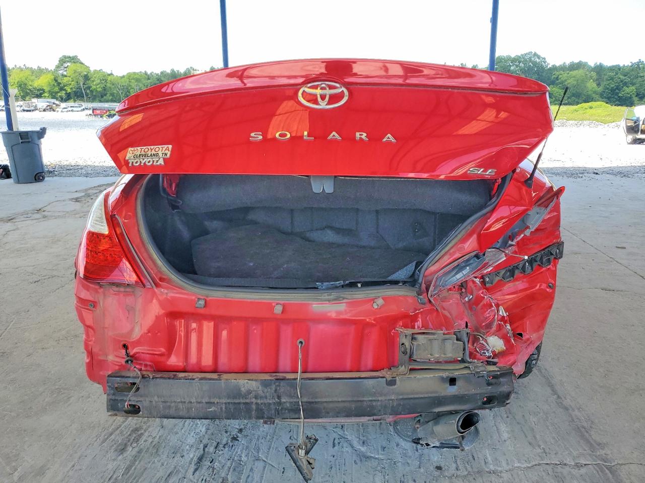 2008 Toyota Camry Solara Sle V6 Red vin: 4T1FA38P18U155750