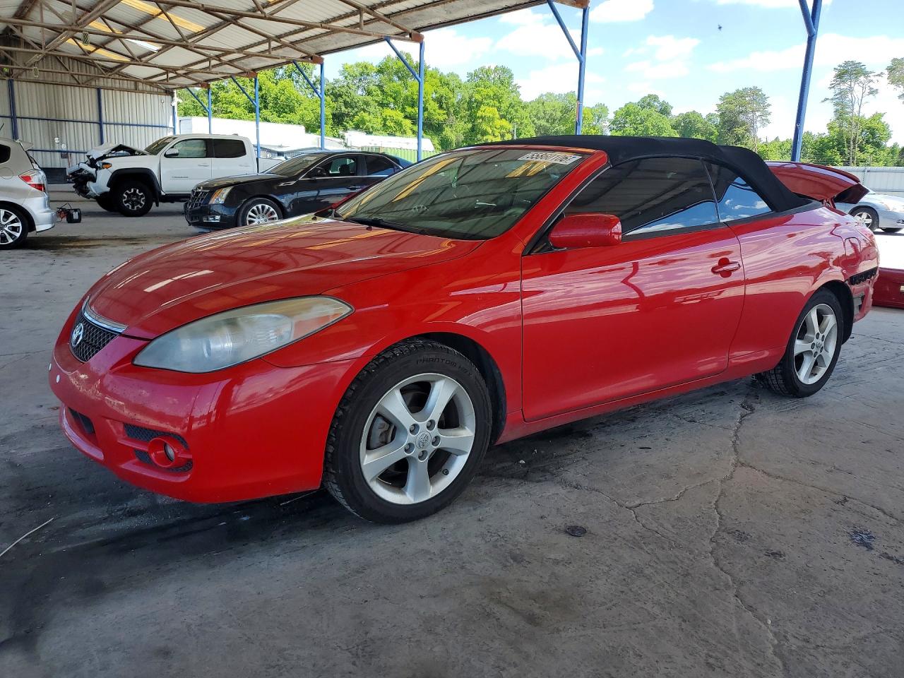 2008 Toyota Camry Solara Sle V6 Red vin: 4T1FA38P18U155750