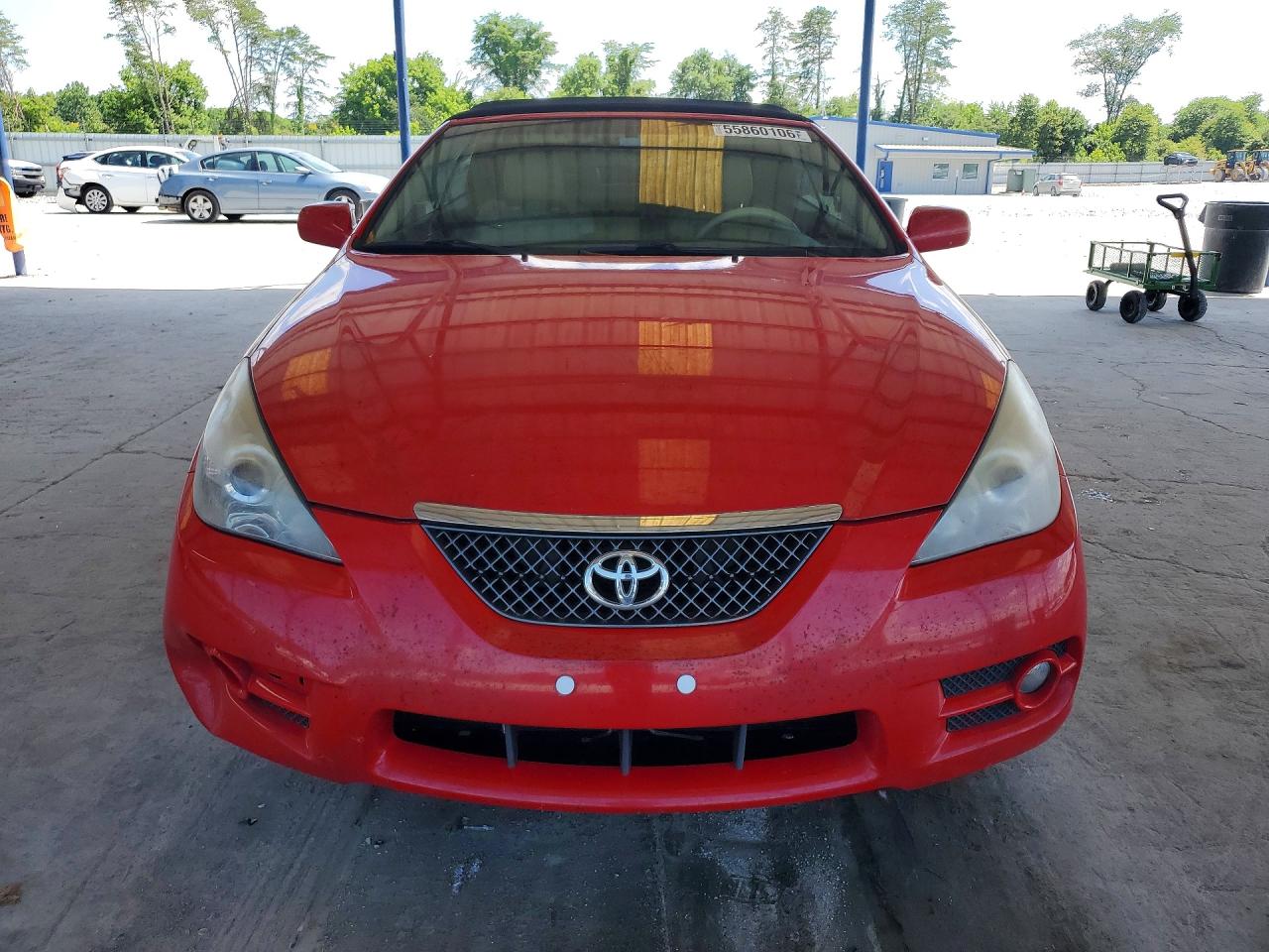 2008 Toyota Camry Solara Sle V6 Red vin: 4T1FA38P18U155750